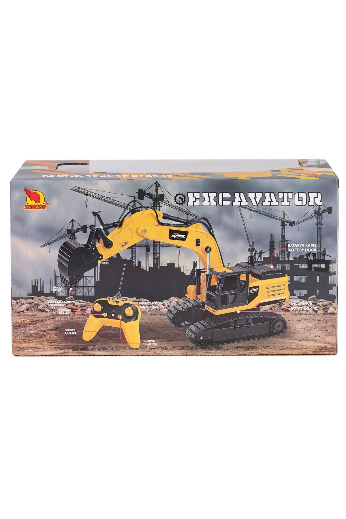 swilex 4492 Kumandalı Sesli Işıklı Ekskavatör -