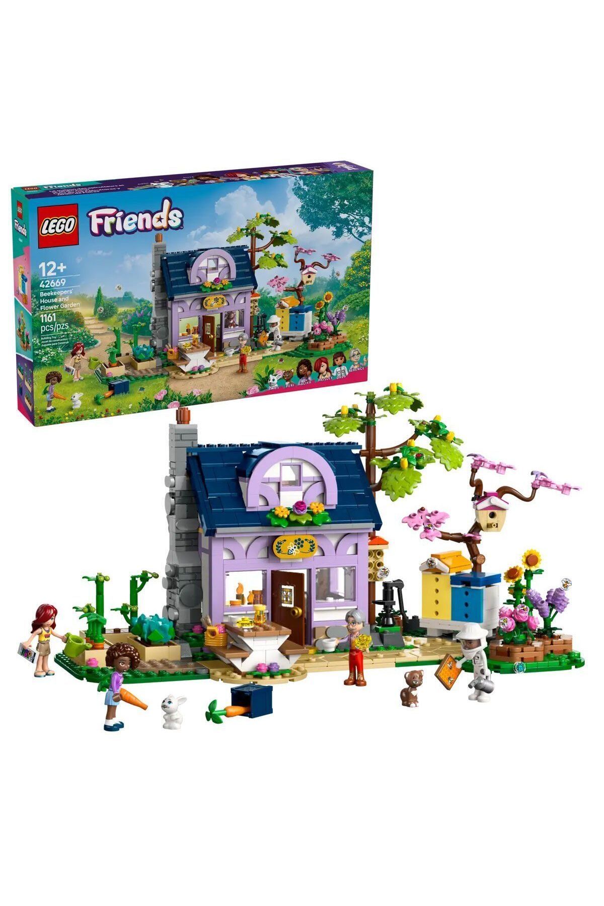 swilex 42669 Friends Arıcıların Evi ve Çiçek Bahçesi parça + yaş