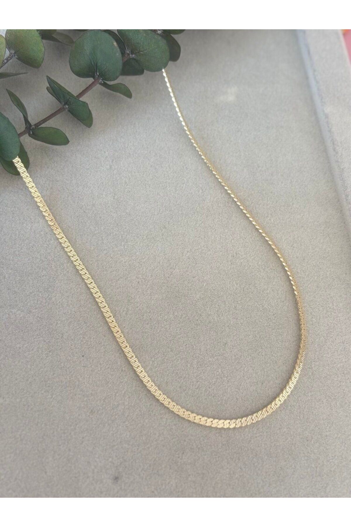 arya luxe 14 ayar gold rengi Xuping hasır zincir 45 cm