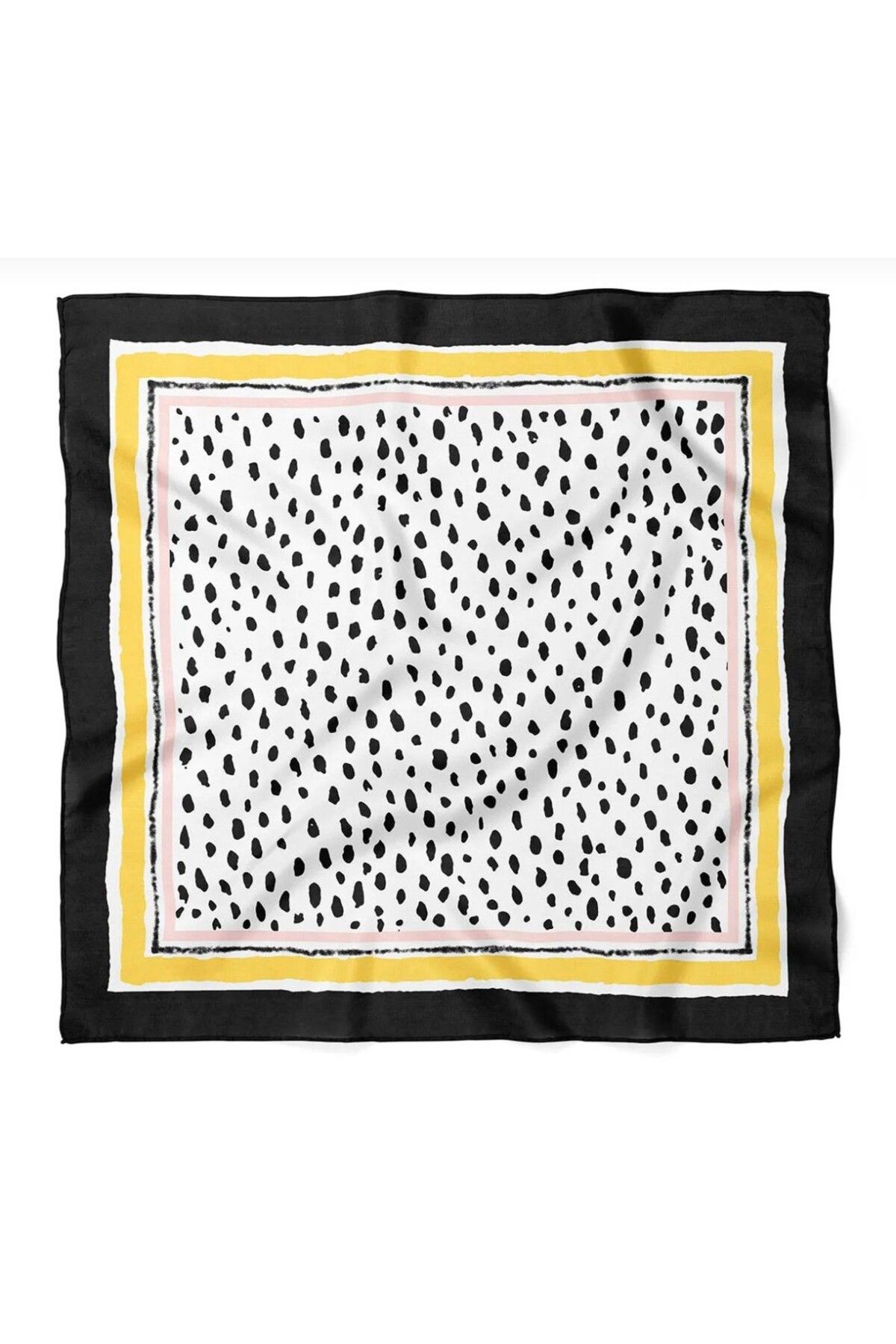 CHARMLUCKY RENKLİ DESENLİ FULAR 50X50 CM