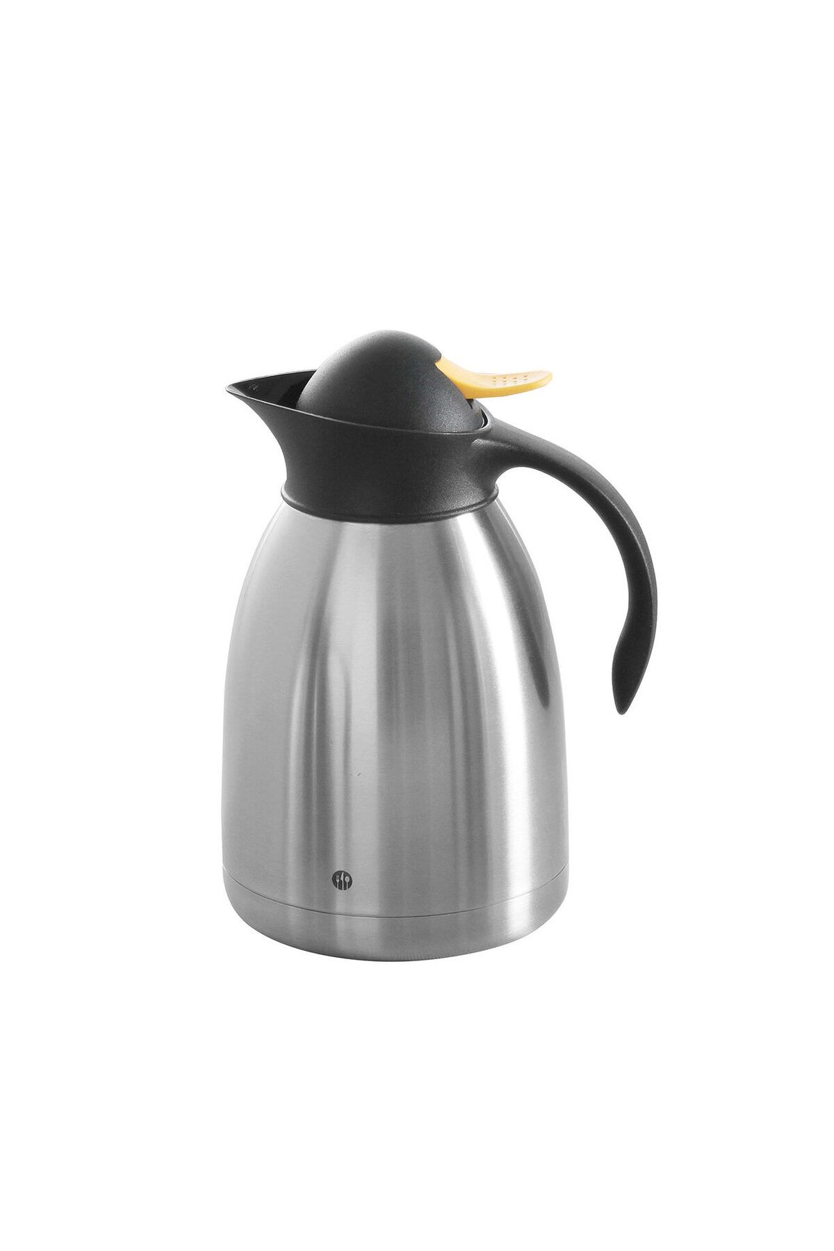 HENDI Cana Termos 1.5 Lt, Hendi, Pereti Dubli Inox, Cu Sistem Apasare Galben - One Size