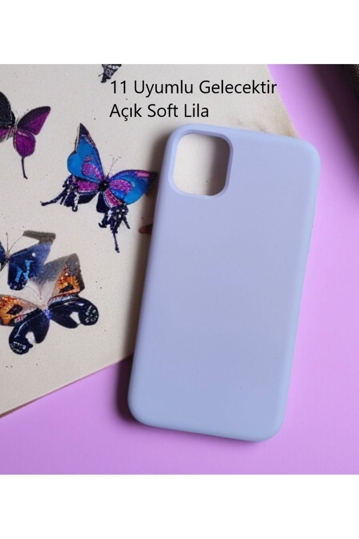 Kılıforyum iPhone 11 Logolu Kılıf İçi Kadife Lansman Kılıf