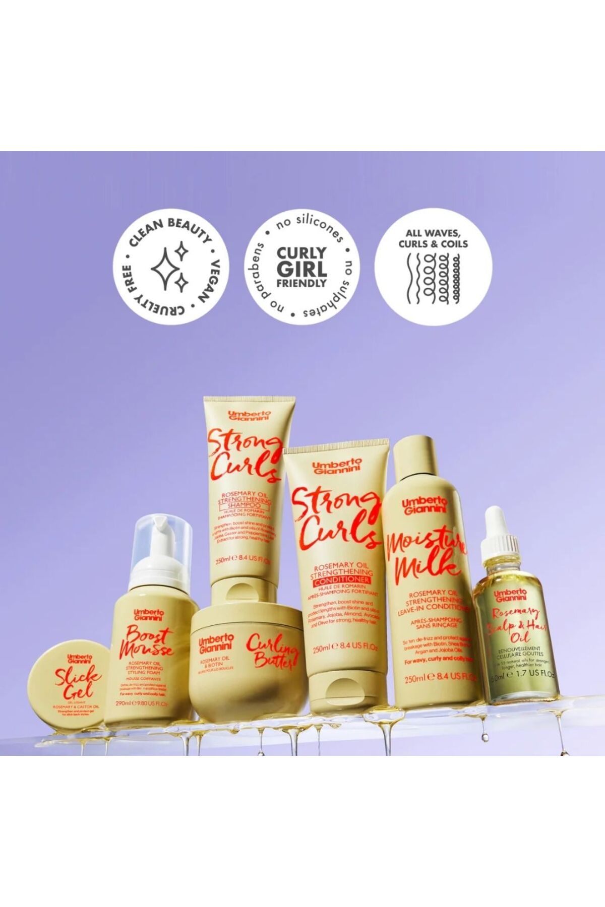 Umberto Giannini-Curl defining butter, with rosemary oil and biotin, Curling Butter, Umberto Giannini, 300 ml 7