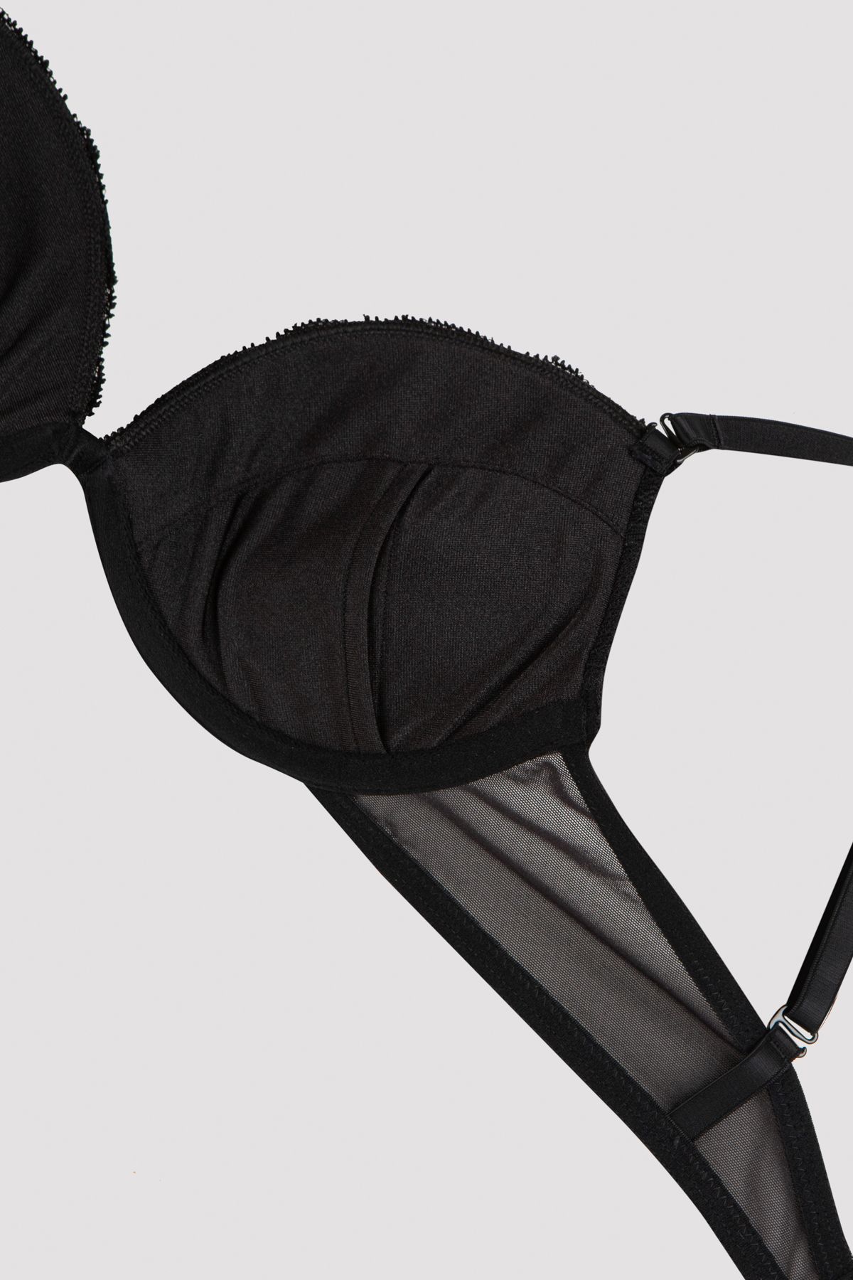 Penti-Schwarzer Push-Up-BH von Wowbra mit Spitzendetail 6