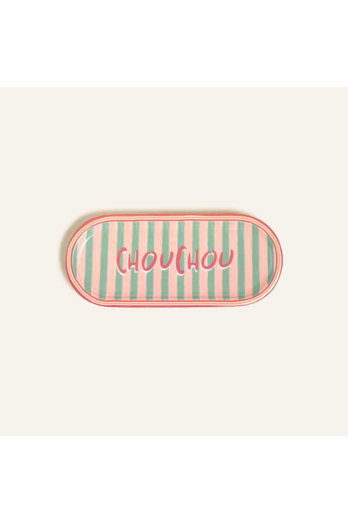 Zsa Zsa Zsu Lakrı Mango Ağacı Sunum Tahtası 36x15x2 Cm Yeşil