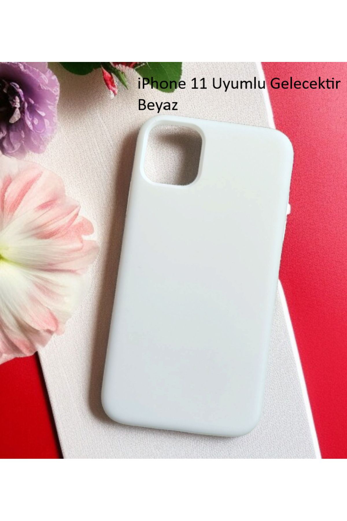 Kılıforyum iPhone 11 Logolu Kılıf İçi Kadife Lansman Kılıf