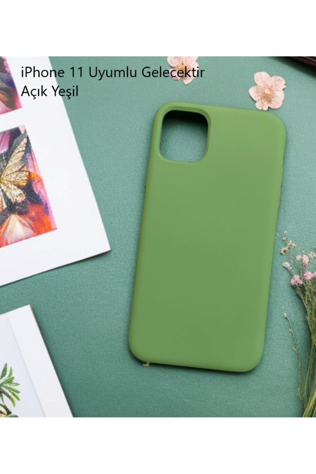Kılıforyum iPhone 11 Logolu Kılıf İçi Kadife Lansman Kılıf