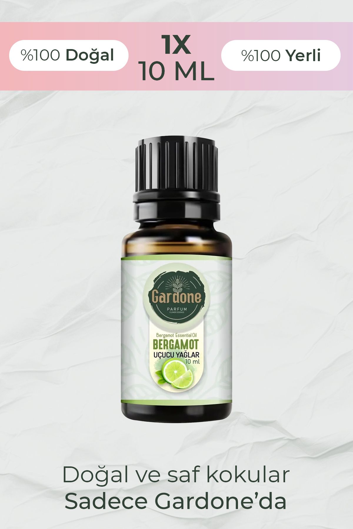 Gardone Bergamot Uçucu Yağ, Buhurdanlık Yağı, Doğal Yağlar, Oda Kokusu, Esansiyel Yağlar, Difüzör Yağ 10ml