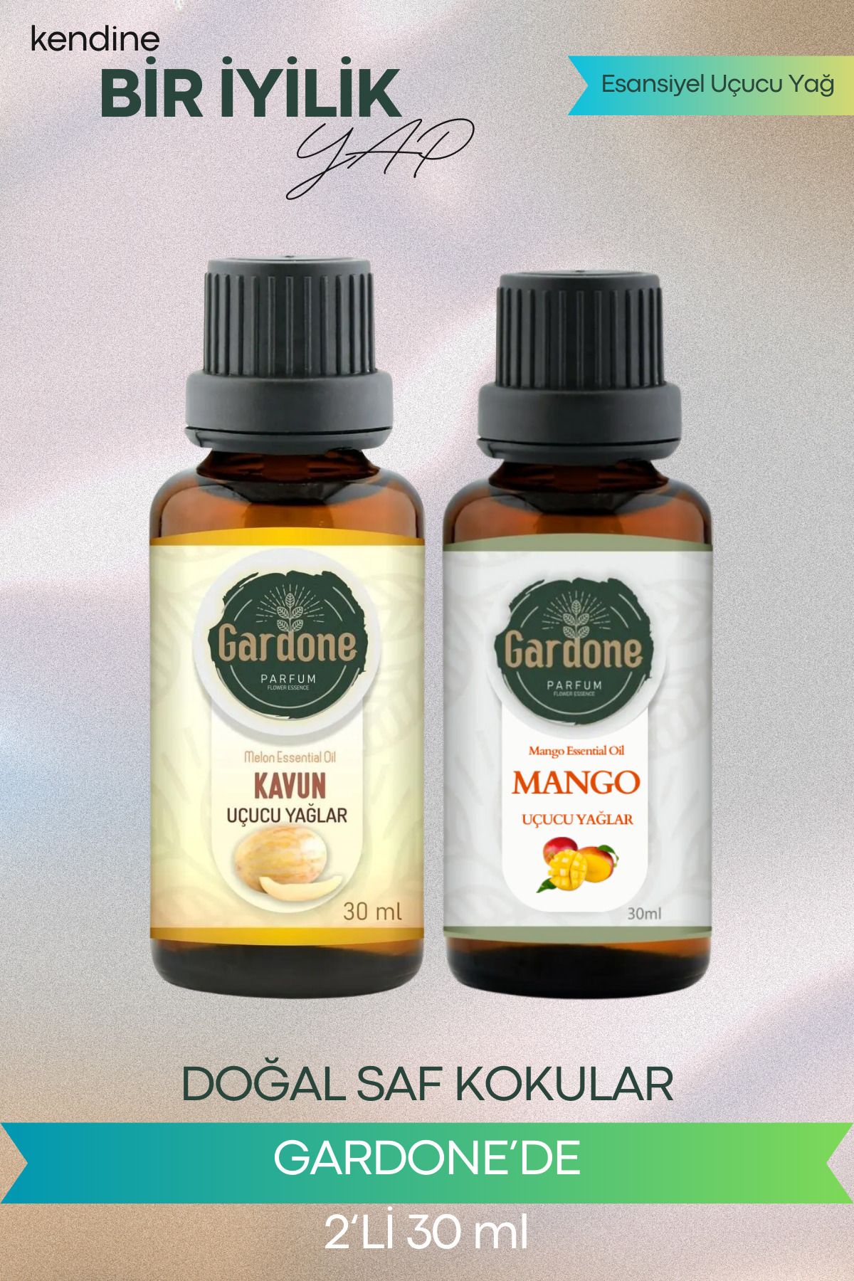 Gardone Kavun Mango Uçucu Yağ Buhurdanlık Yağı Doğal Uçucu Yağlar Oda Kokusu Aromaterapi 30ml