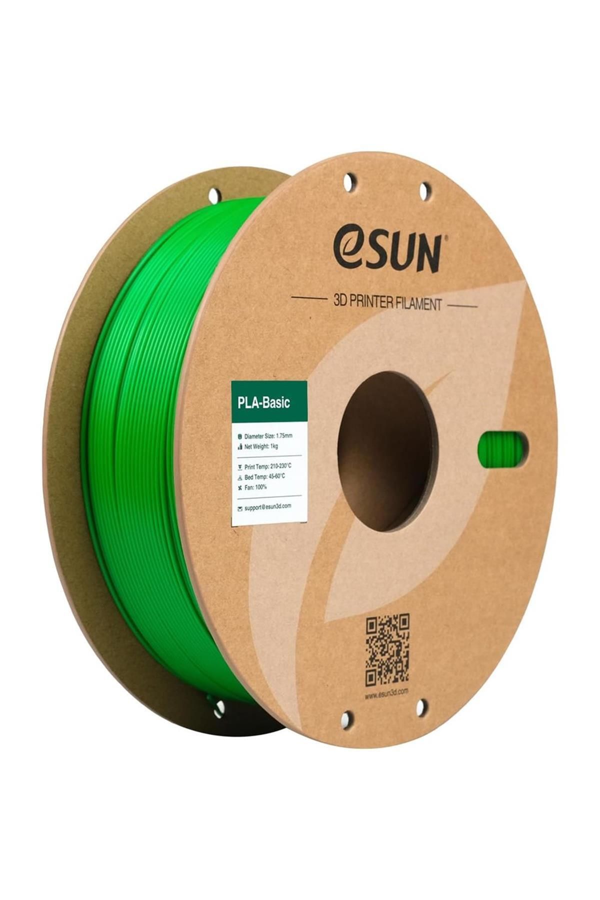 eSun Urhanshop Esun Basic Pla Yeşil Filament 1,75mm 1 Kg