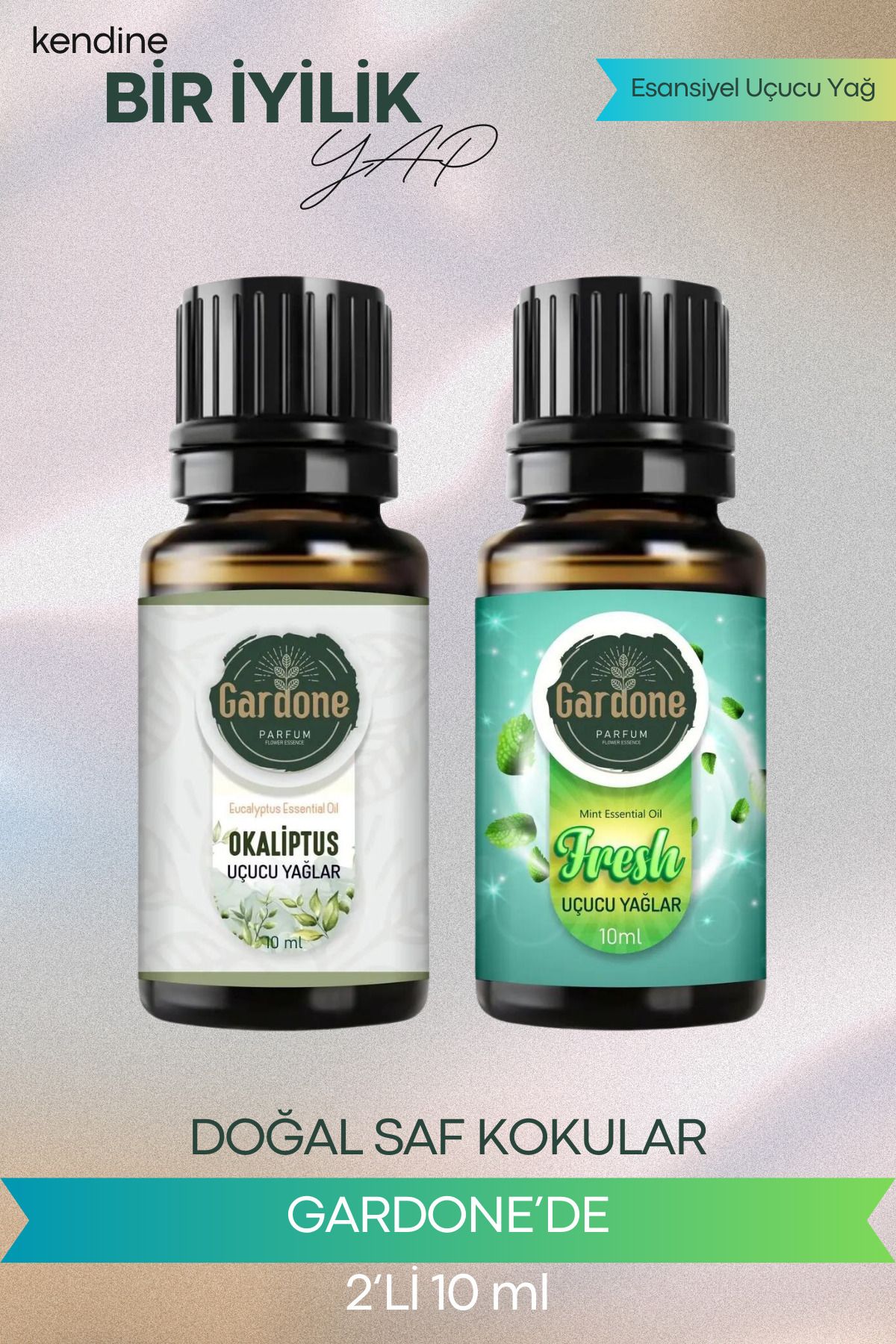 Gardone Okaliptus Fresh Uçucu Yağ Buhurdanlık Yağı Doğal Uçucu Yağlar Oda Kokusu Aromaterapi 10ml