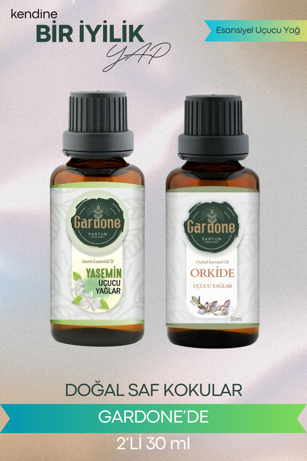 Gardone Yasemin Orkide Uçucu Yağ Buhurdanlık Yağı Doğal Uçucu Yağ Oda Kokusu Aromaterapi 30ml