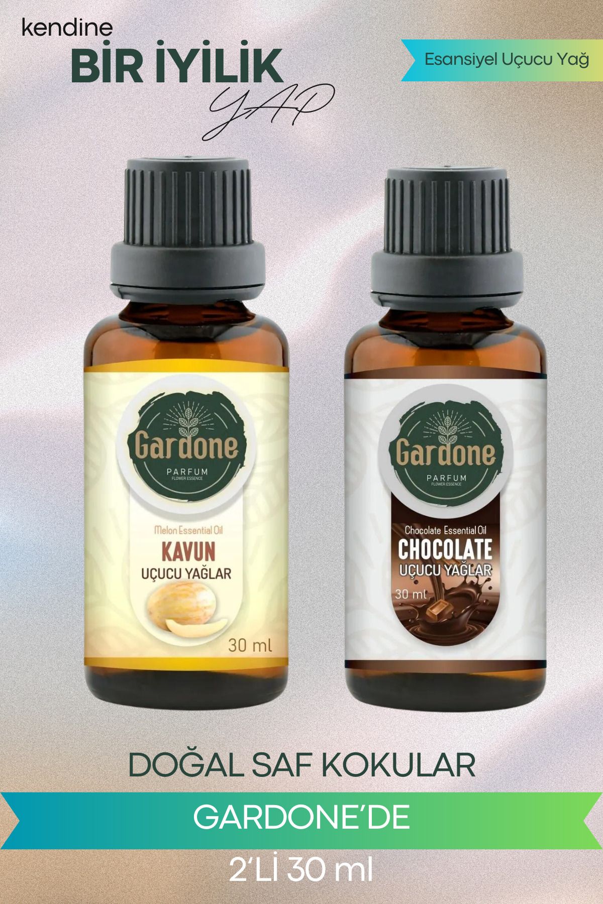 Gardone Kavun Çikolata Uçucu Yağ Buhurdanlık Yağı Doğal Uçucu Yağlar Oda Kokusu Aromaterapi 30ml
