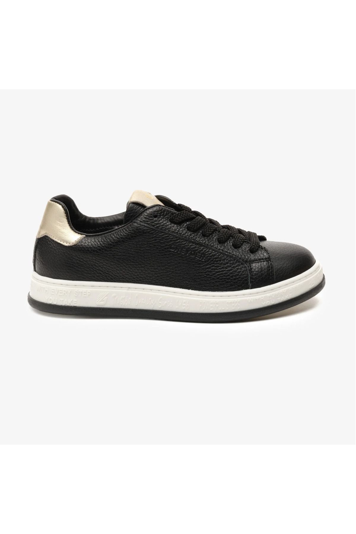 Greyder 33292 Siyah Hakiki Deri Kadın Sneaker Ayakkabı