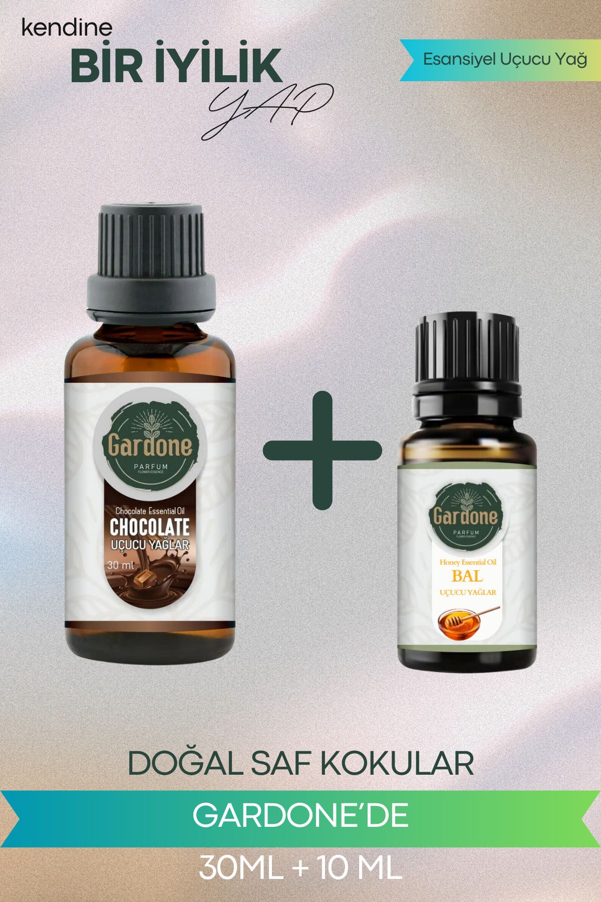 Gardone Çikolata 30 ml , Bal 10 ml Set Yağ Buhurdanlık Yağı Doğal Oda Kokusu Difüzör Yağ