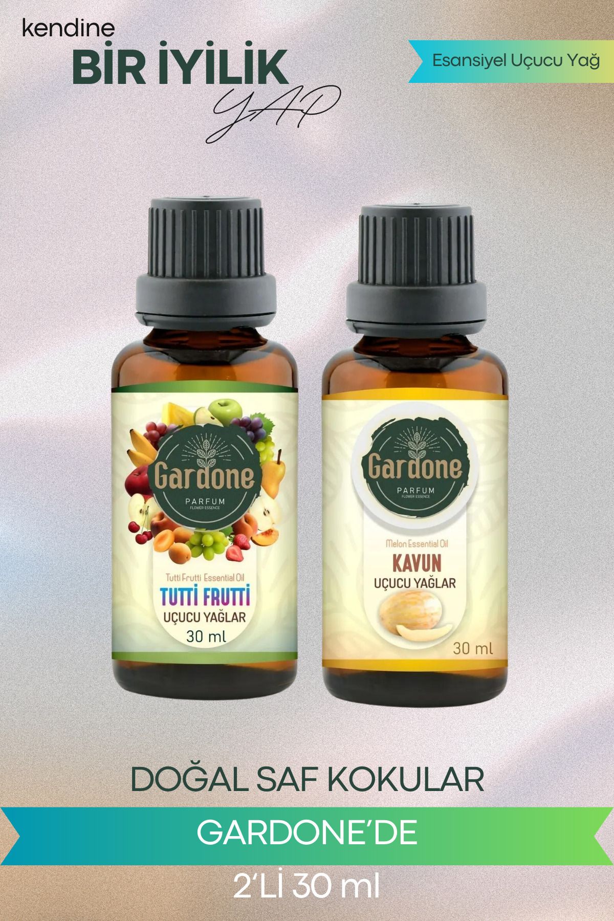 Gardone Tutti Frutti Kavun Uçucu Yağ Buhurdanlık Yağı Doğal Uçucu Yağ Oda Kokusu Aromaterapi 30ml