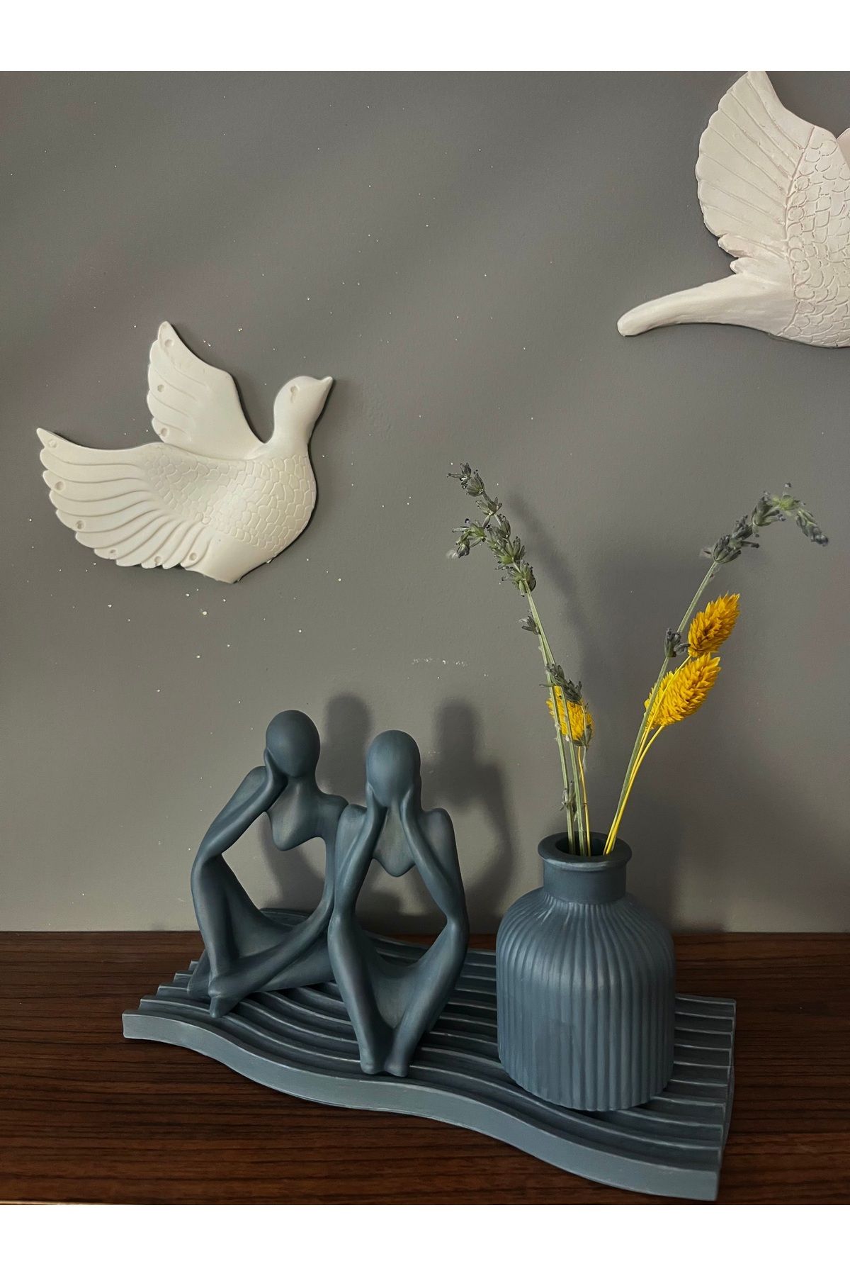 Evosia Design Antrasit Gri Hediyelik Dekoratif Set