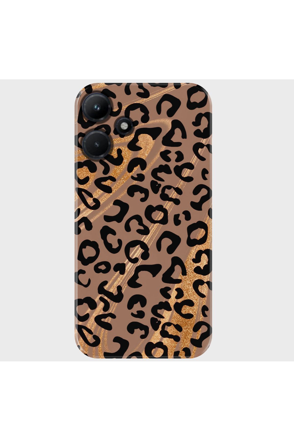 Activist INFINIX Hot 30i Kılıf Baskılı Silikon ve Telefon Tutucu - leopar