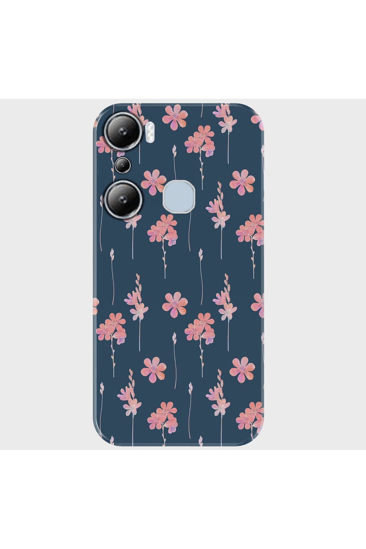 Activist INFINIX Hot 20i Kılıf Desenli Baskılı Kamera Korumalı Silikon - bluepinkflowersss