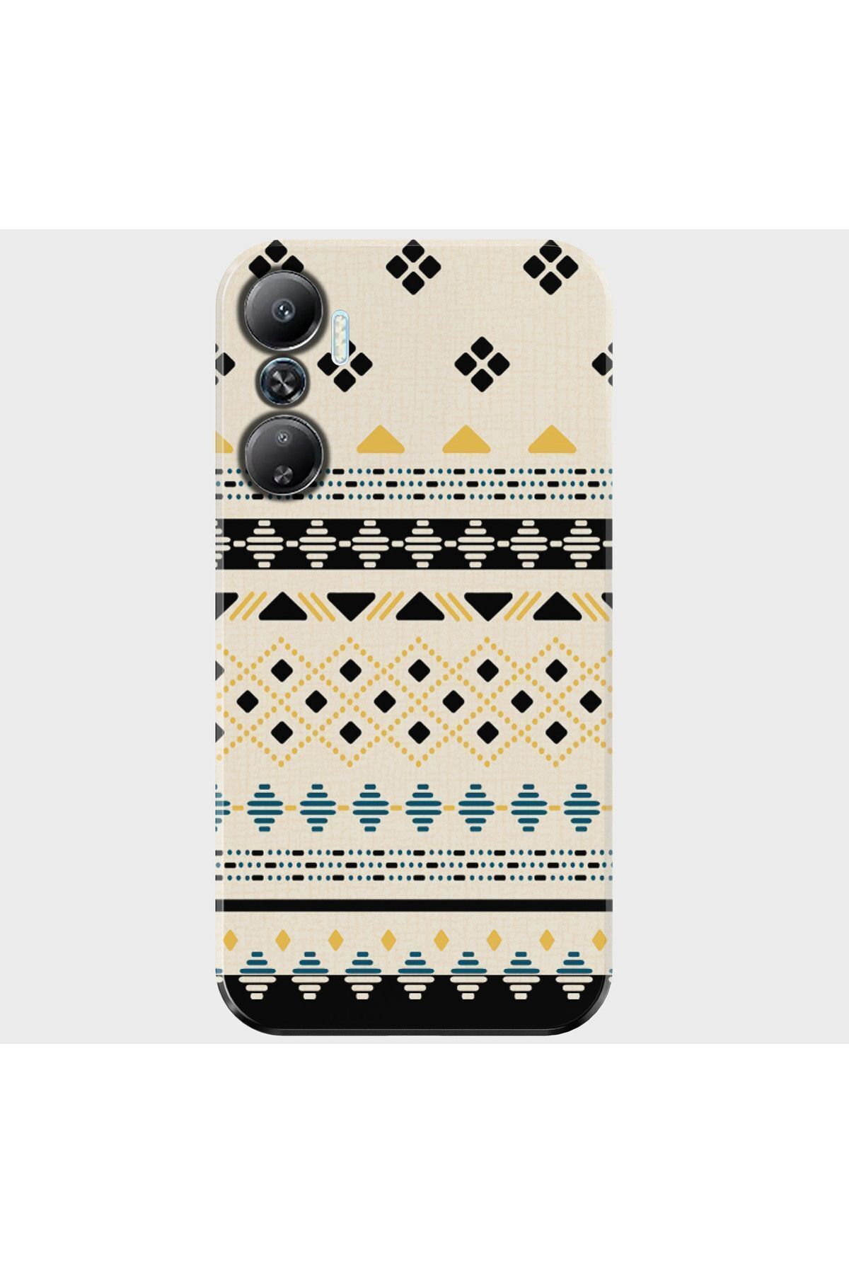 Activist INFINIX Hot 20 Kılıf Desenli Baskılı Kamera Korumalı Silikon - blackfloral