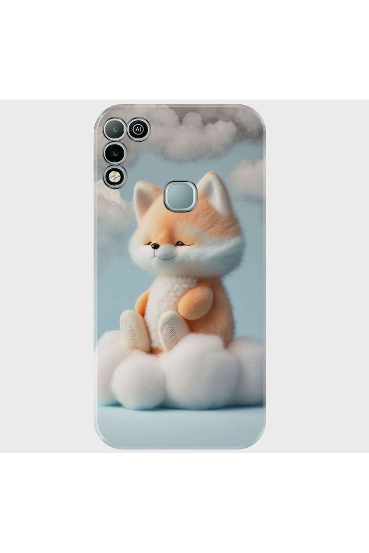 Activist INFINIX Hot 11 play Kılıf Desenli Baskılı Kamera Korumalı Silikon - babyfox