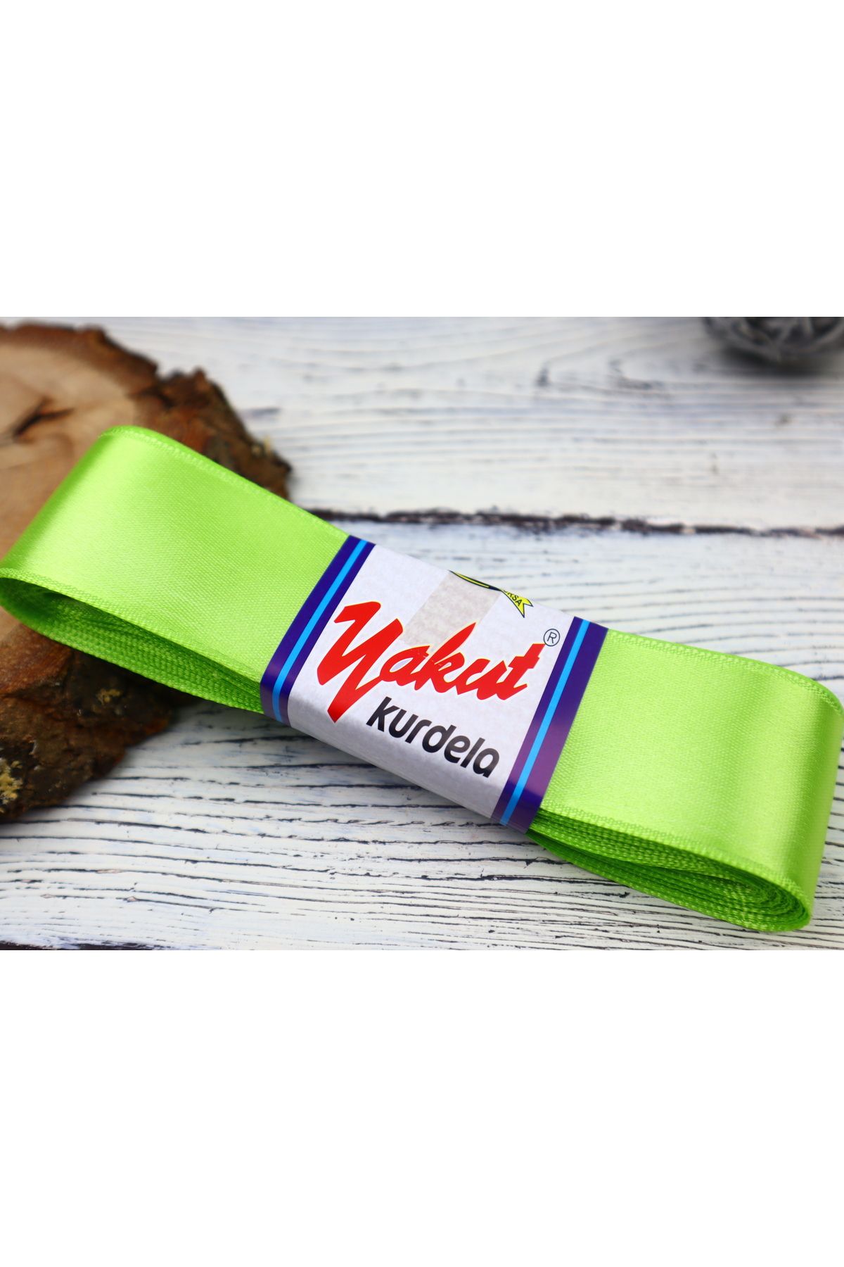 Fiyonks Atölye Saten Kurdele 4 Cm 10 Metre, Bohça Çeyiz Özel Gün Hediye Süsleme Kurdelesi