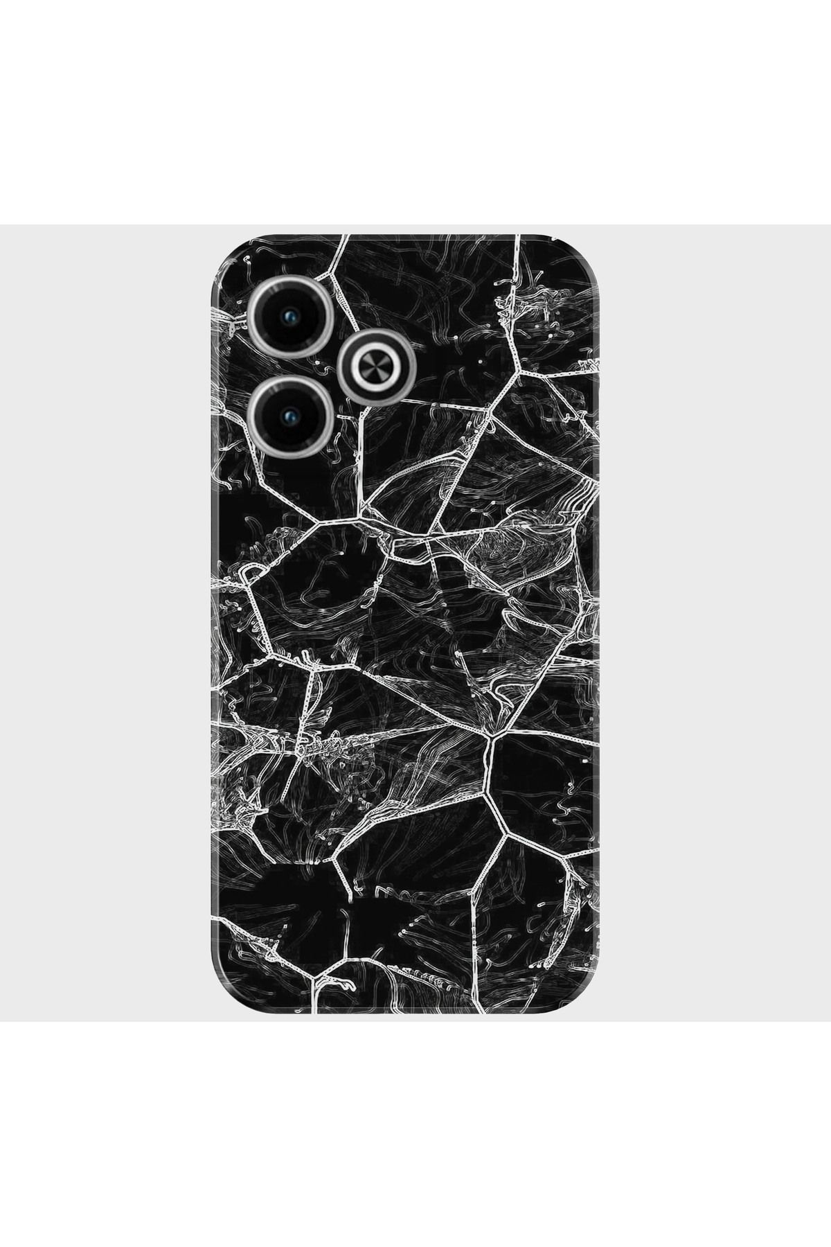Activist INFINIX Hot 40i Kılıf Desenli Baskılı Kamera Korumalı Silikon - blackmarble