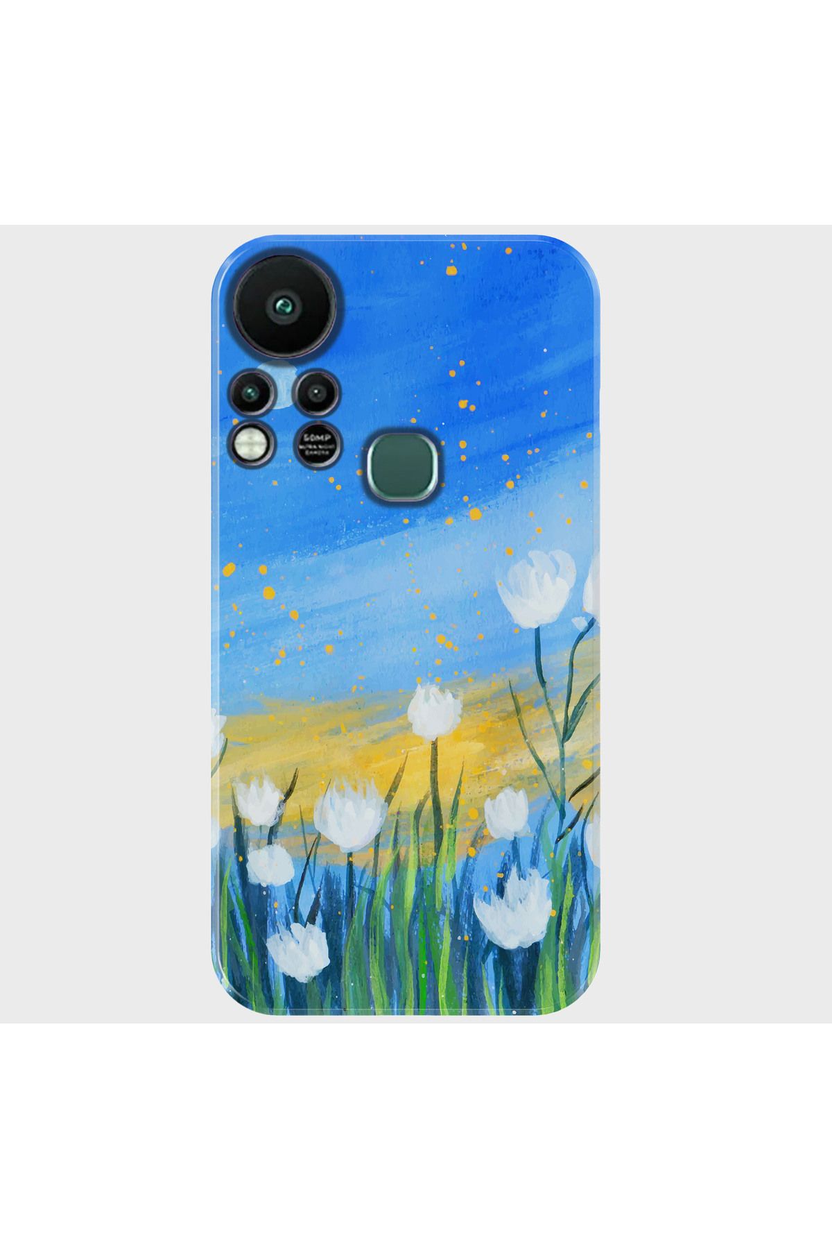 Activist INFINIX Hot 11s Kılıf Baskılı Silikon ve Telefon Tutucu - yağlıboya
