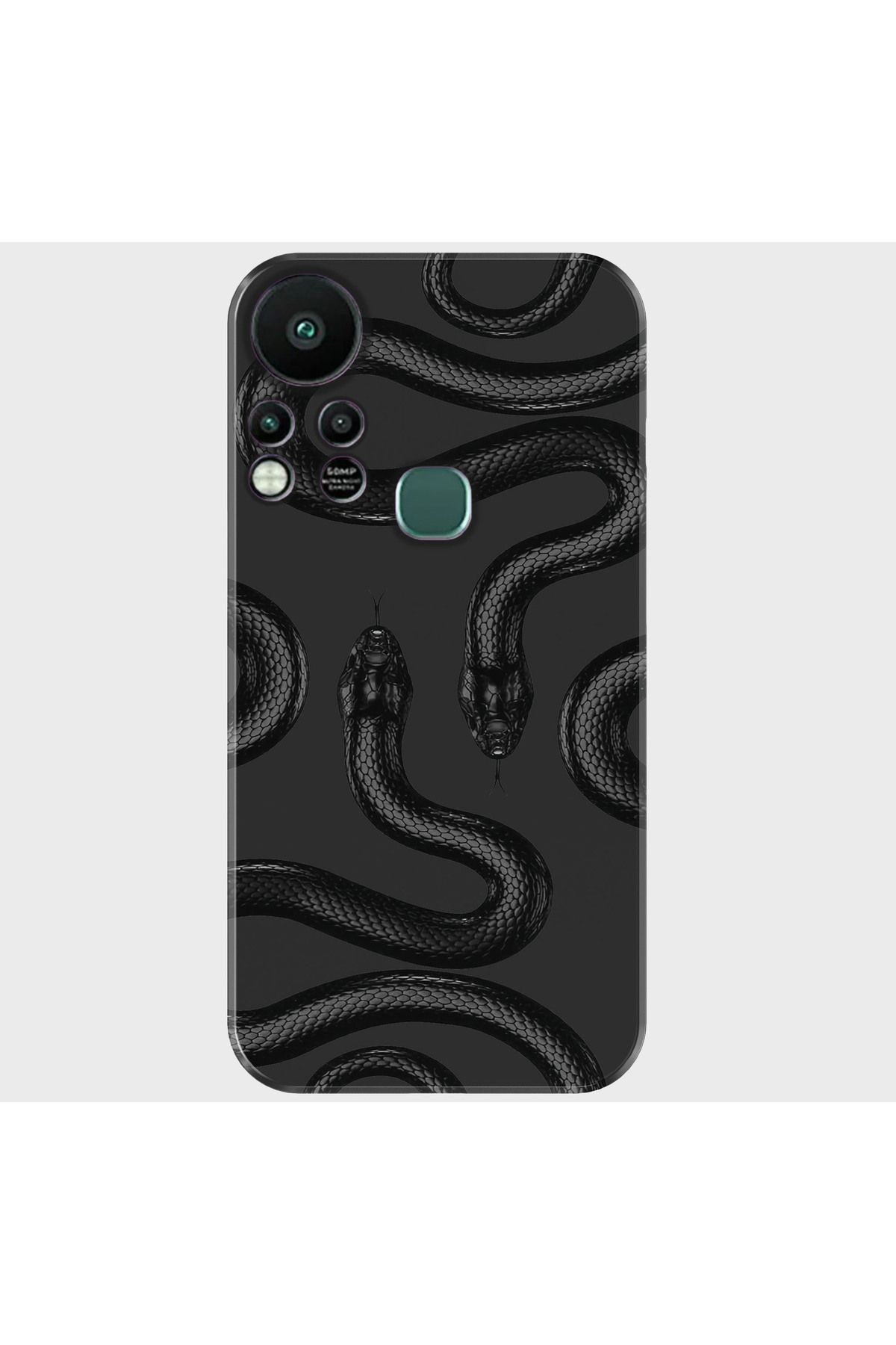 Activist INFINIX Hot 11s Kılıf Baskılı Silikon ve Telefon Tutucu - siyahyılan