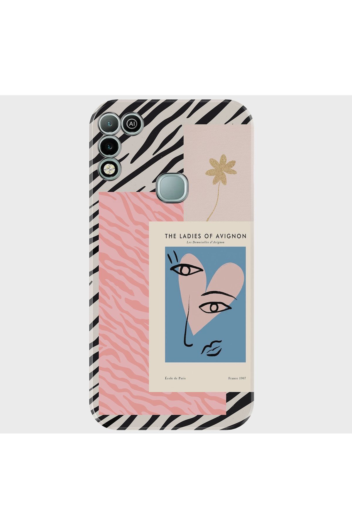 Activist INFINIX Hot 11 play Kılıf Desenli Baskılı Kamera Korumalı Silikon - avignon