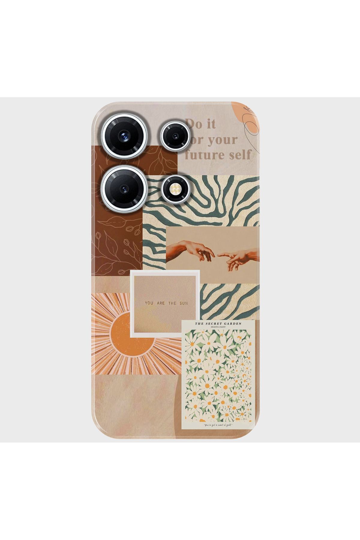 Activist INFINIX Note 30 Kılıf Desenli Baskılı Silikon - brownkolaj