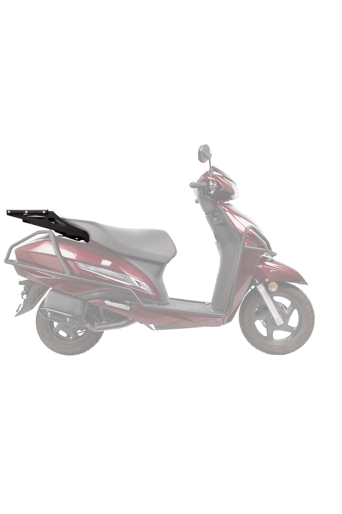 Moto-Knight Honda Activa 125 2023 - 2024 Tam Uyumlu Çanta Demiri Siyah