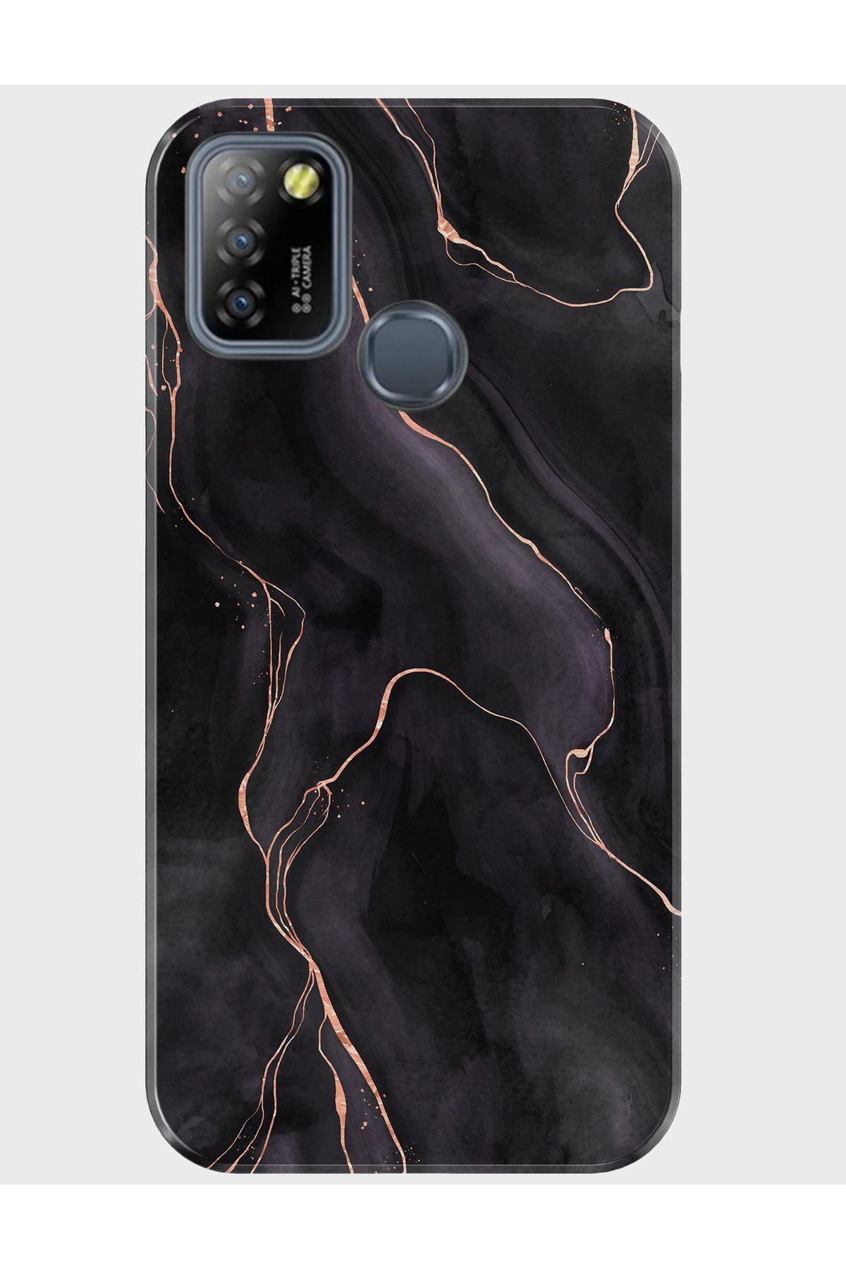 Activist INFINIX Smart 5 Kılıf Desenli Baskılı Silikon - yaldızlımarble