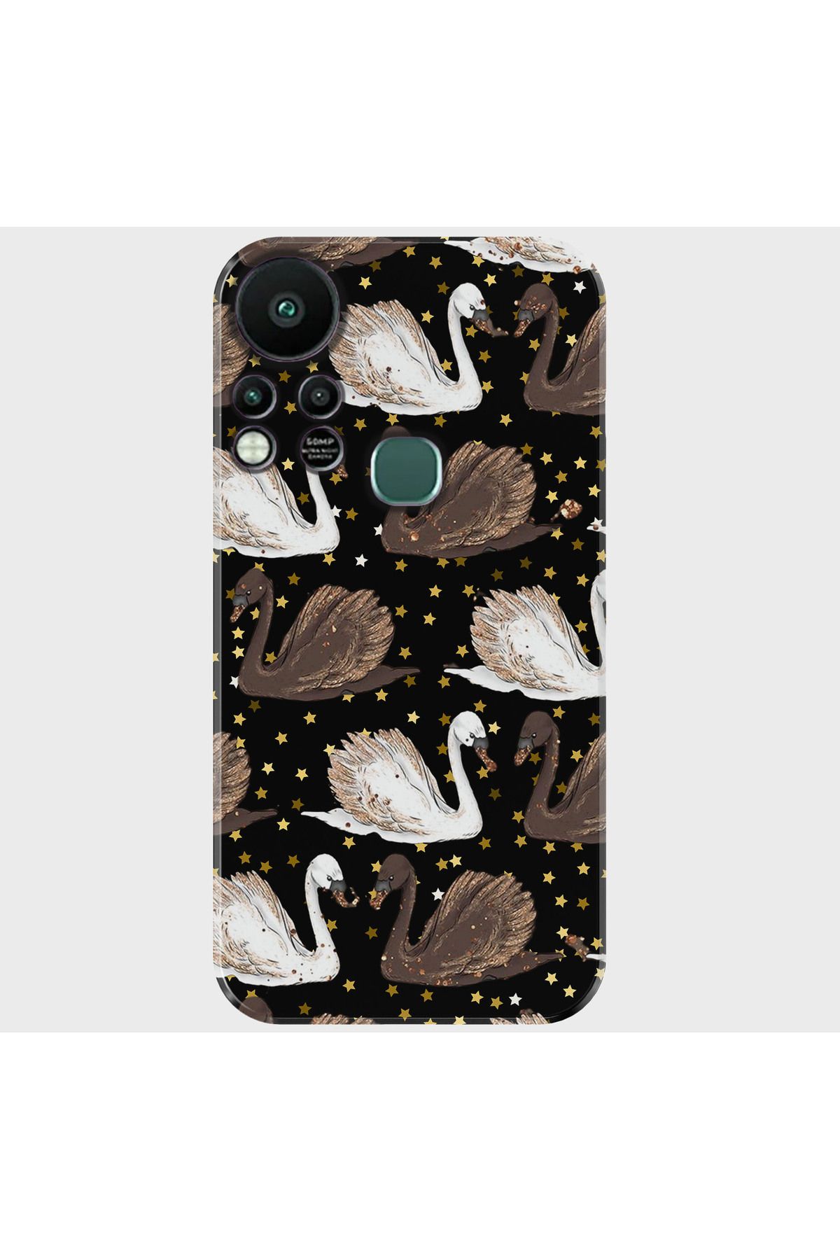 Activist INFINIX Hot 11s Kılıf Desenli Baskılı Kamera Korumalı Silikon - brownswan