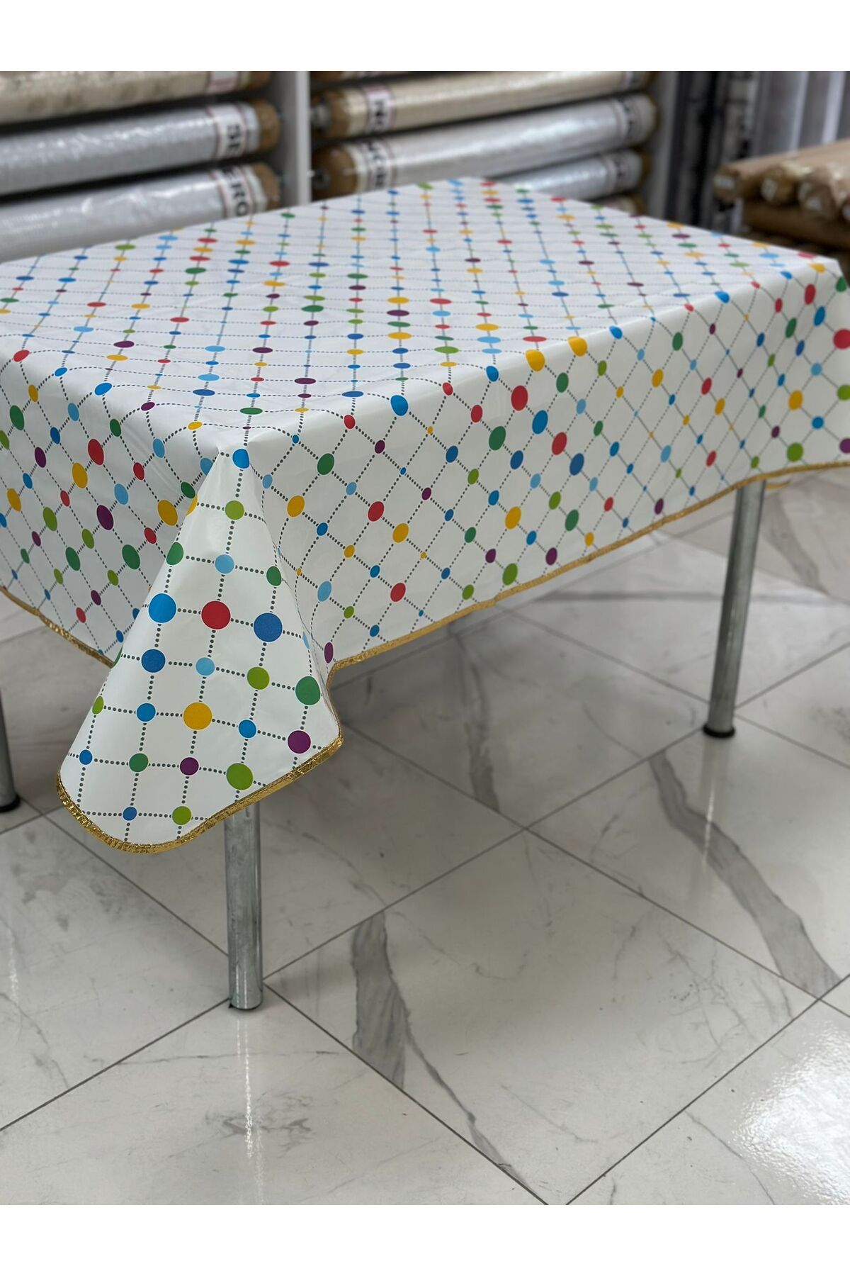 Dantelux PVC Silinebilir Muşamba Masa Örtüsü
