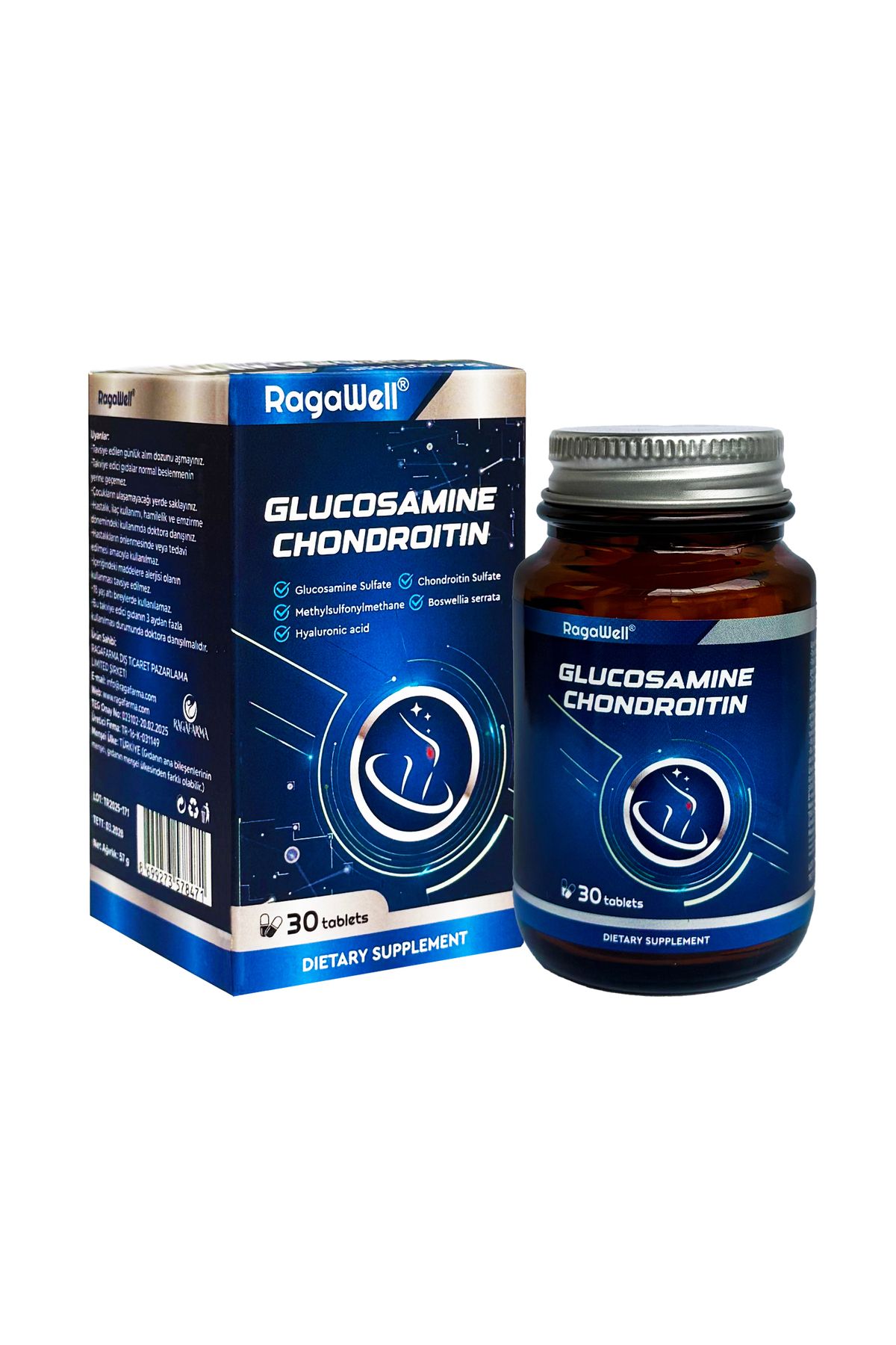 RAGAWELL GLUCOSAMINE CHONDROITIN MSM 30 TABLET