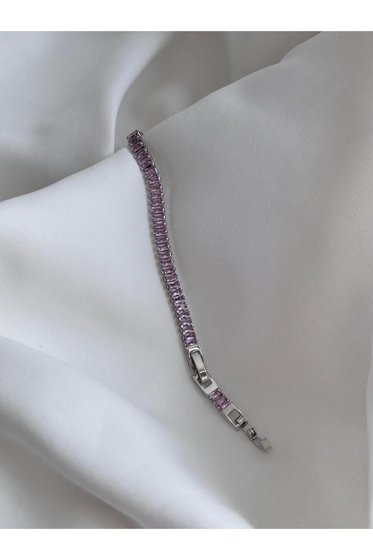 Bellamy Jewelry Pembe Su Yolu Bileklik