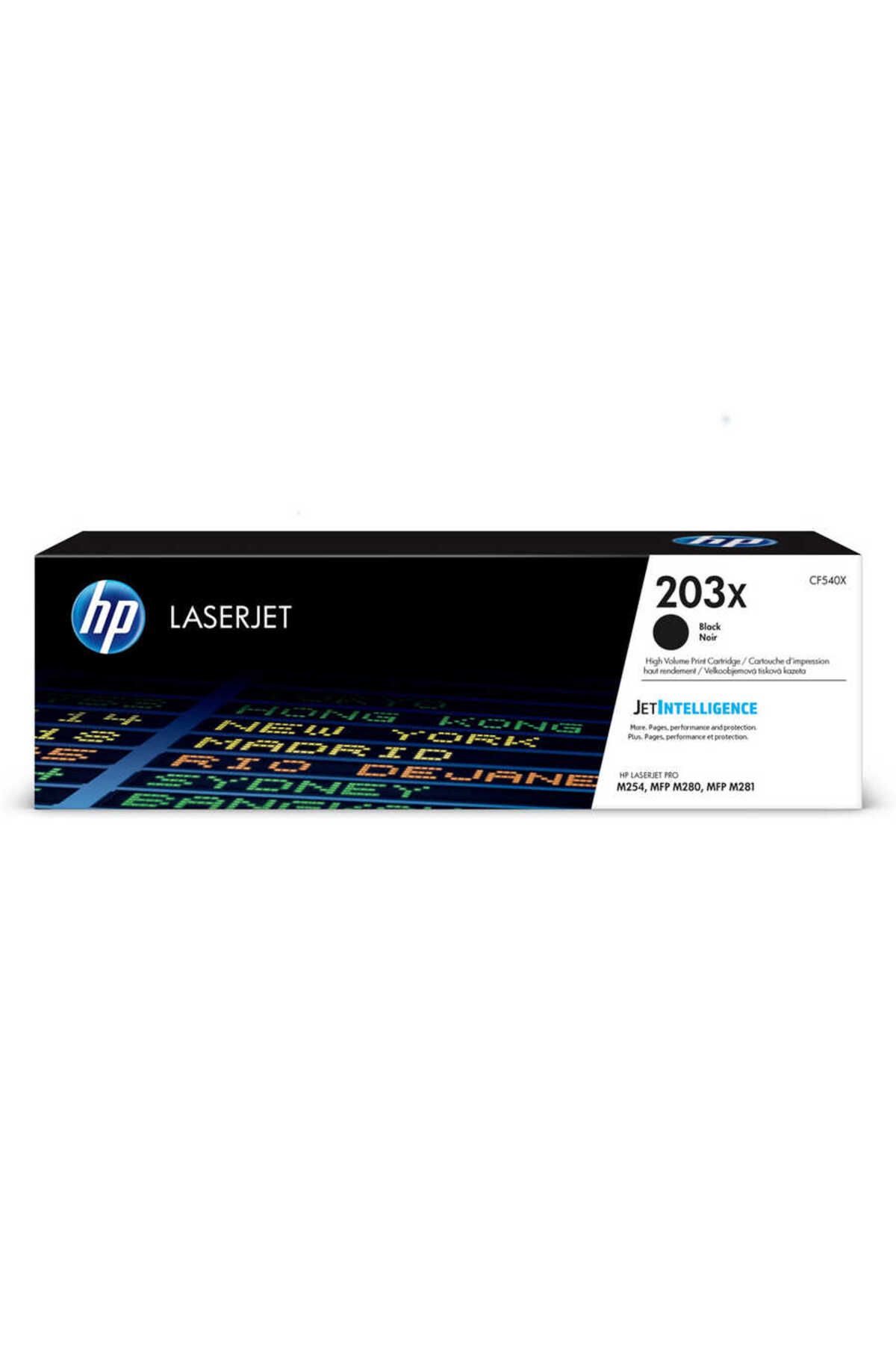 HP 203X - CF540X siyah yüksek kapasiteTONER