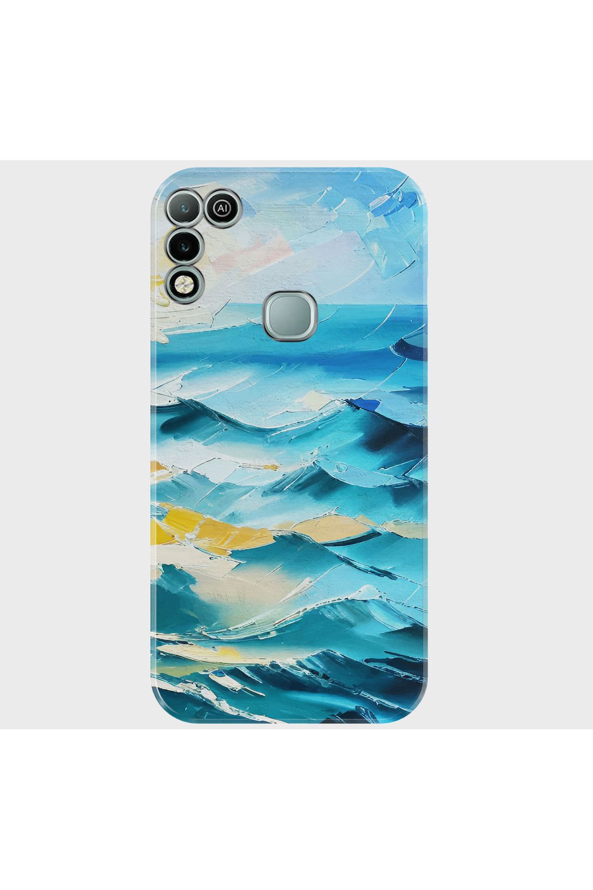 Activist INFINIX Hot 10 play Kılıf Desenli Baskılı Kamera Korumalı Silikon - yağlıboyaokyanus