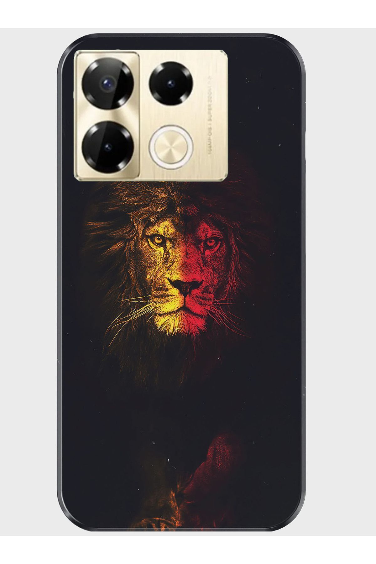 Activist INFINIX Note 40 4G Kılıf Kamera Korumalı Baskılı Silikon Kapak - lion