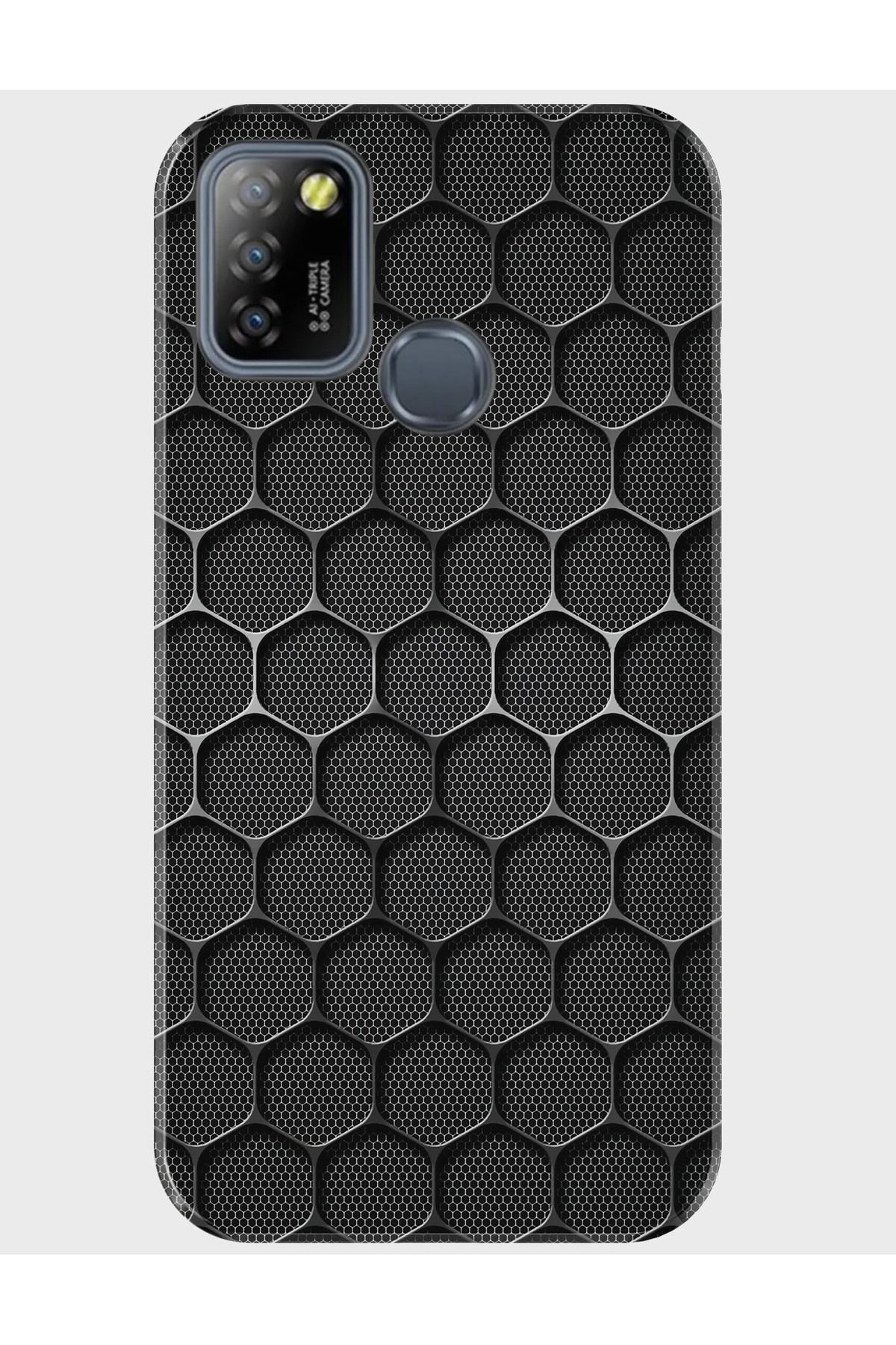 Activist INFINIX Smart 5 Kılıf Desenli Baskılı Silikon - metal