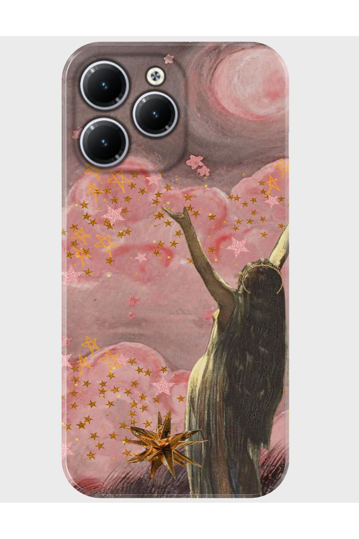 Activist INFINIX Hot 40 Pro Kılıf Desenli Baskılı Kamera Korumalı Silikon - pinkcloud