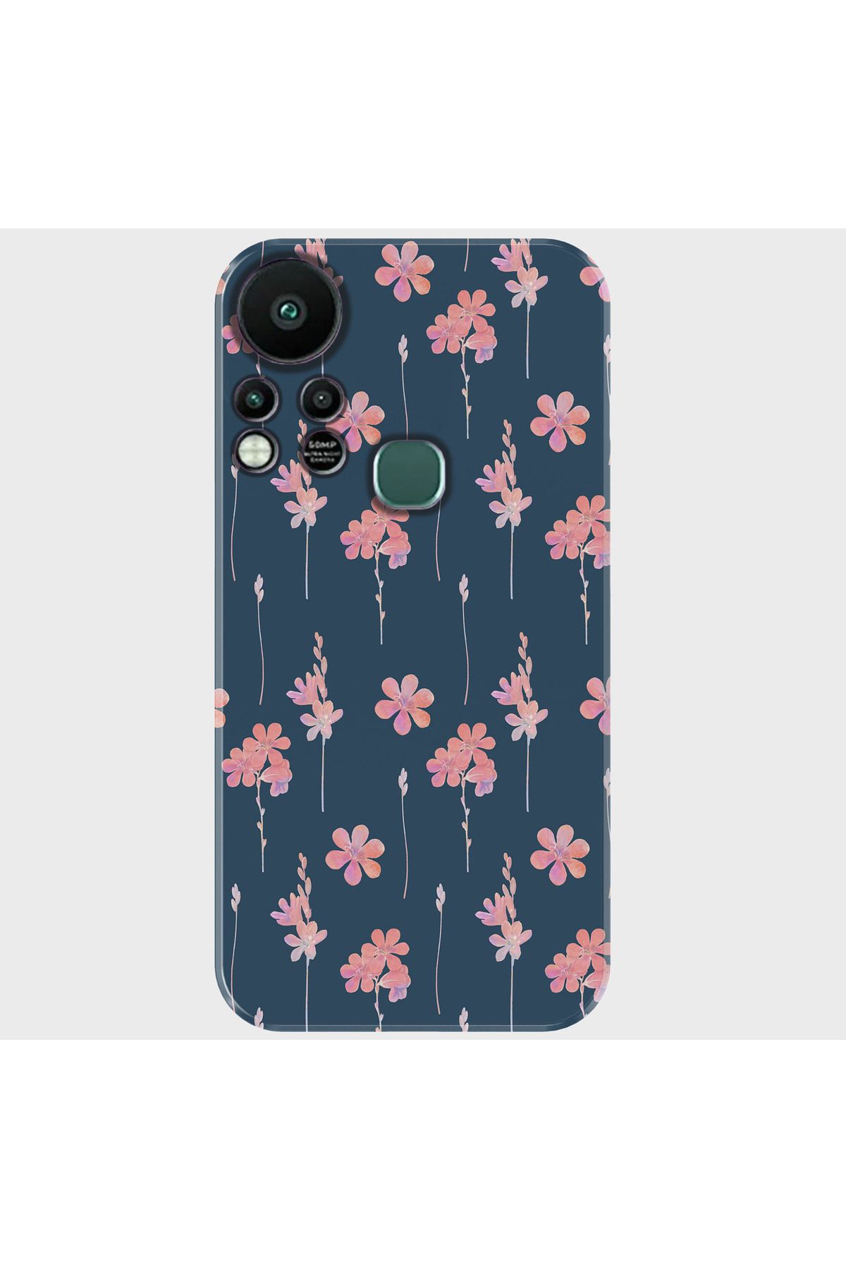 Activist INFINIX Hot 11s Kılıf Desenli Baskılı Kamera Korumalı Silikon - mavipembeçiçek