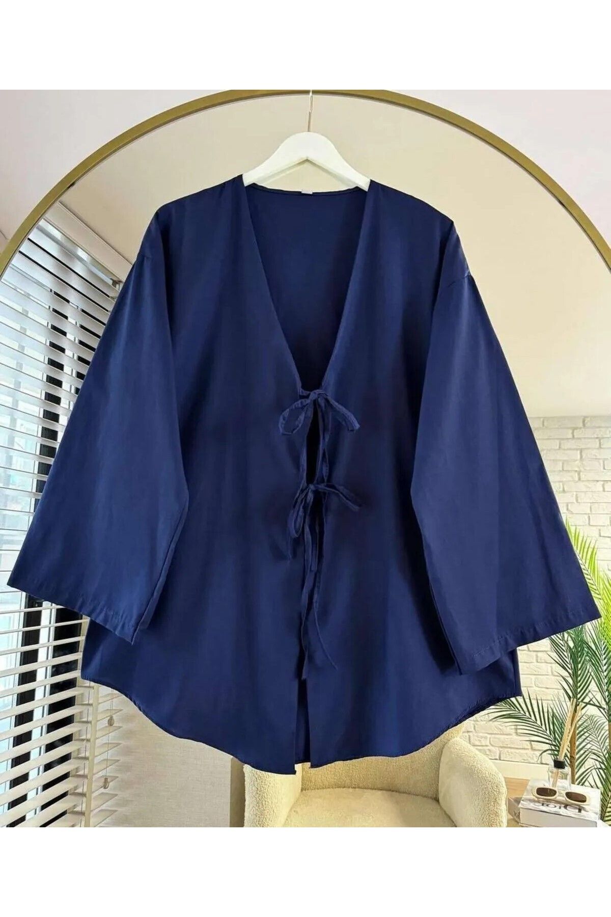 lobivia Önü Bağlamalı Kimono Tunik