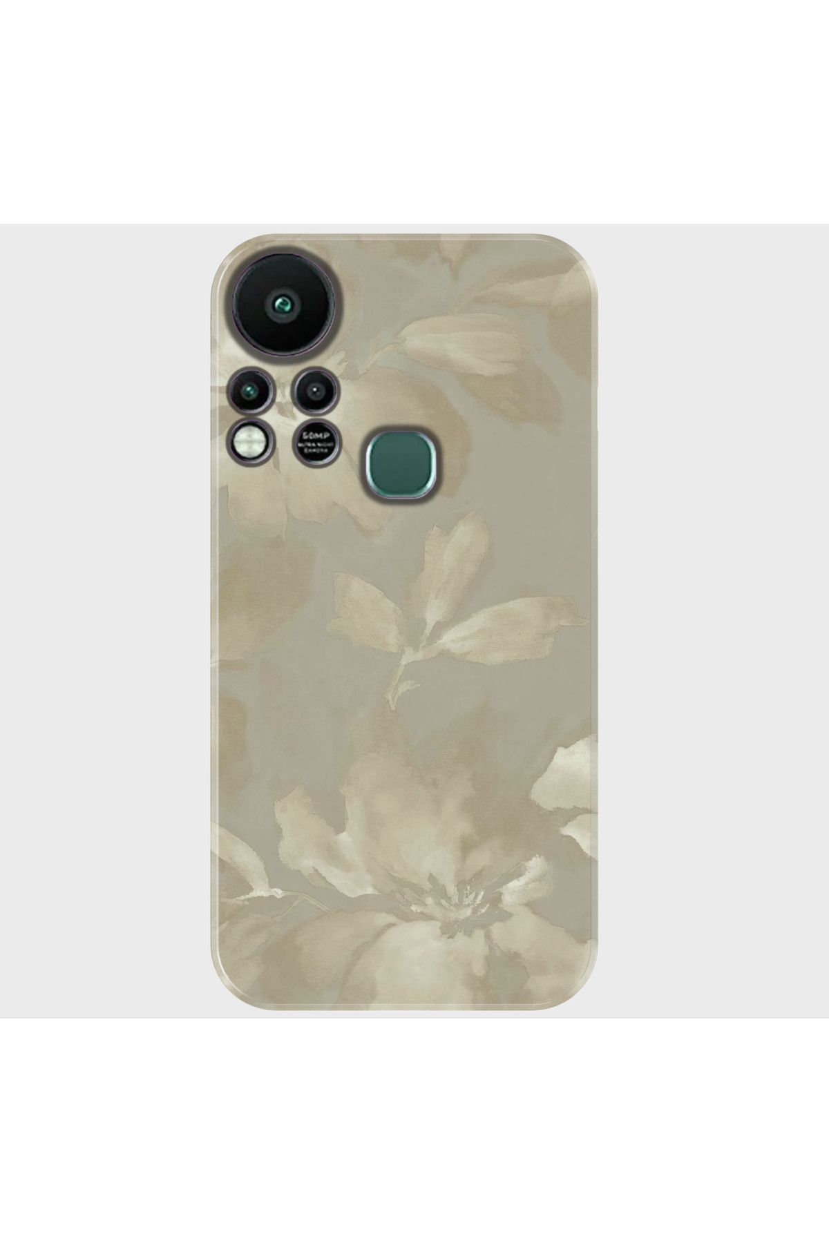 Activist INFINIX Hot 11s Uyumlu Kılıf Baskılı Silikon ve Telefon Tutucu - whitefloral