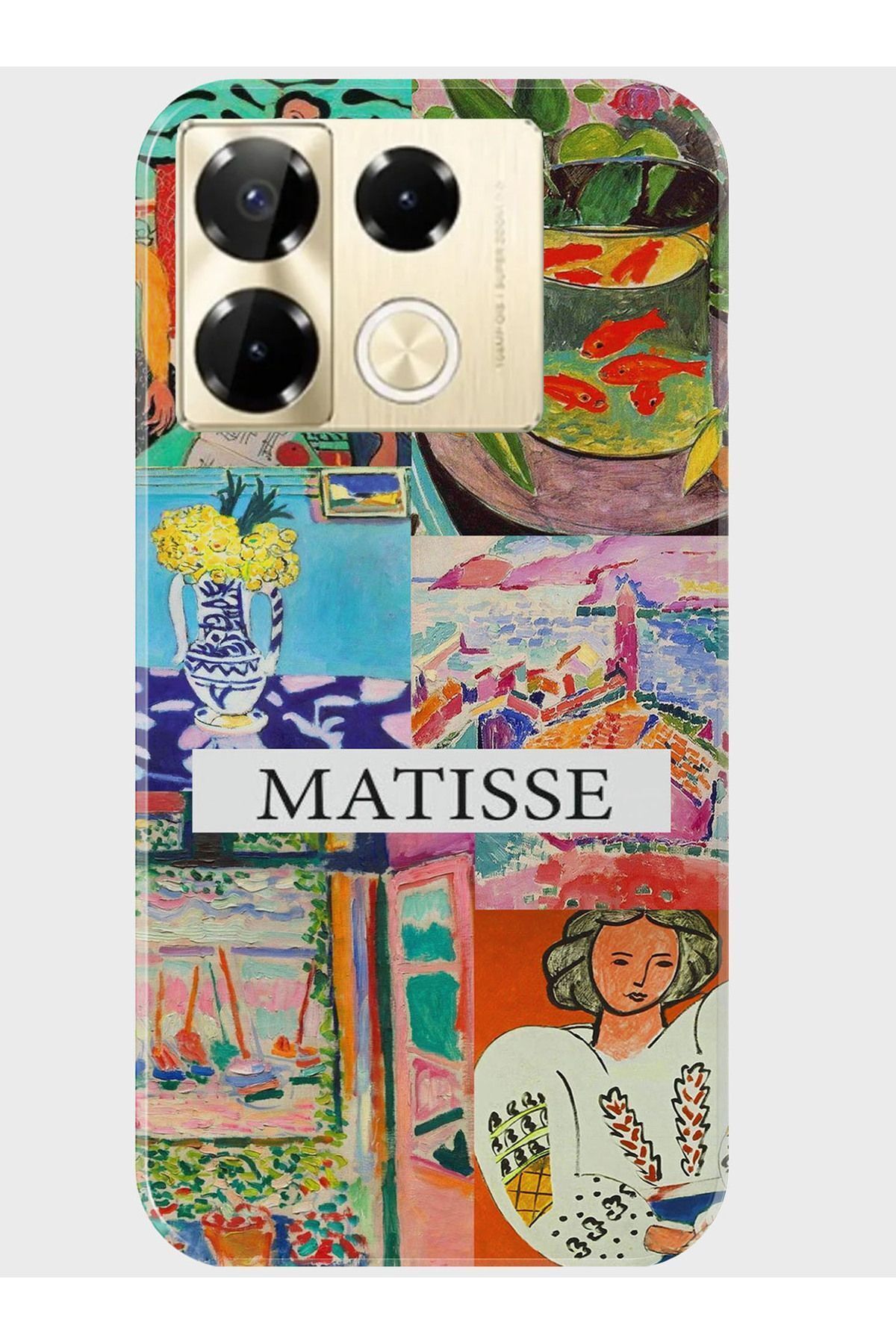 Activist INFINIX Note 40 4G Kılıf Kamera Korumalı Baskılı Silikon Kapak - matiscollage