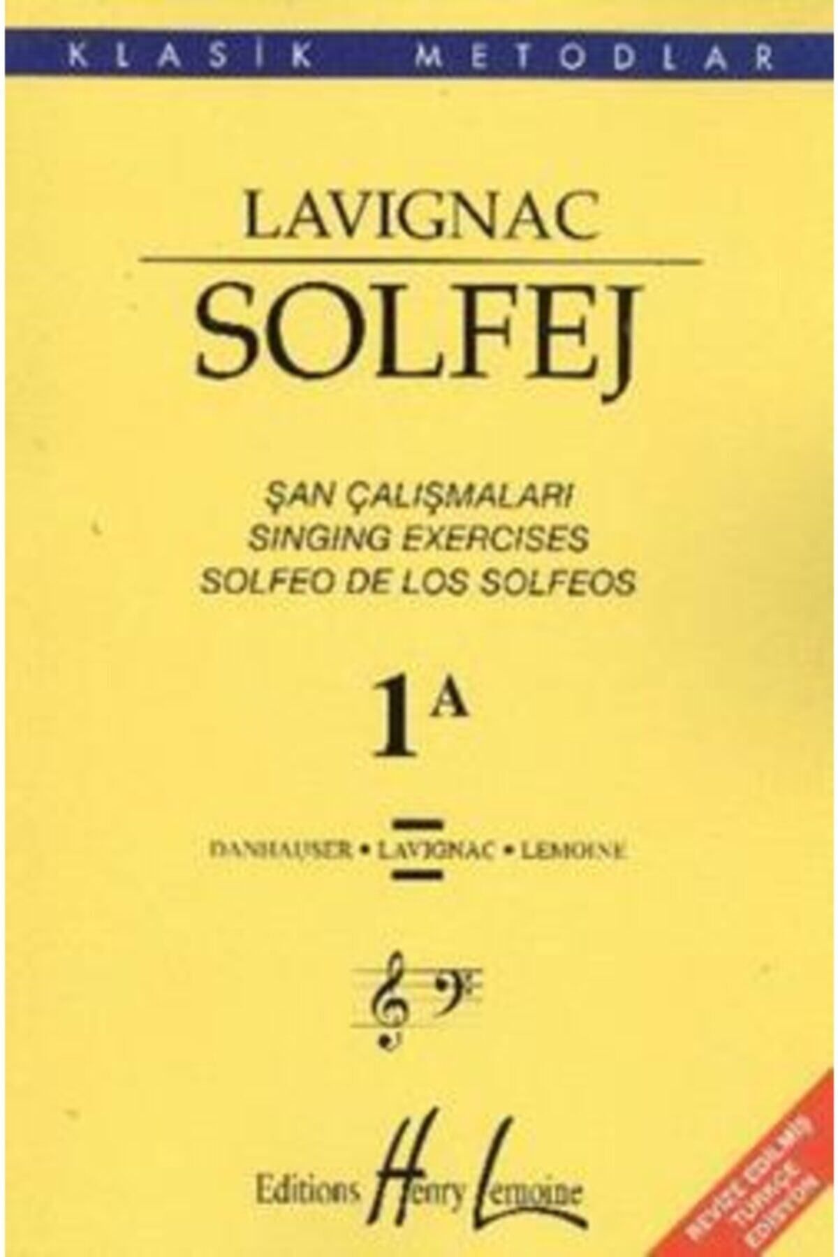 Porte Müzik Yayınları Lavignac Solfej 1a Şan Çalışmaları