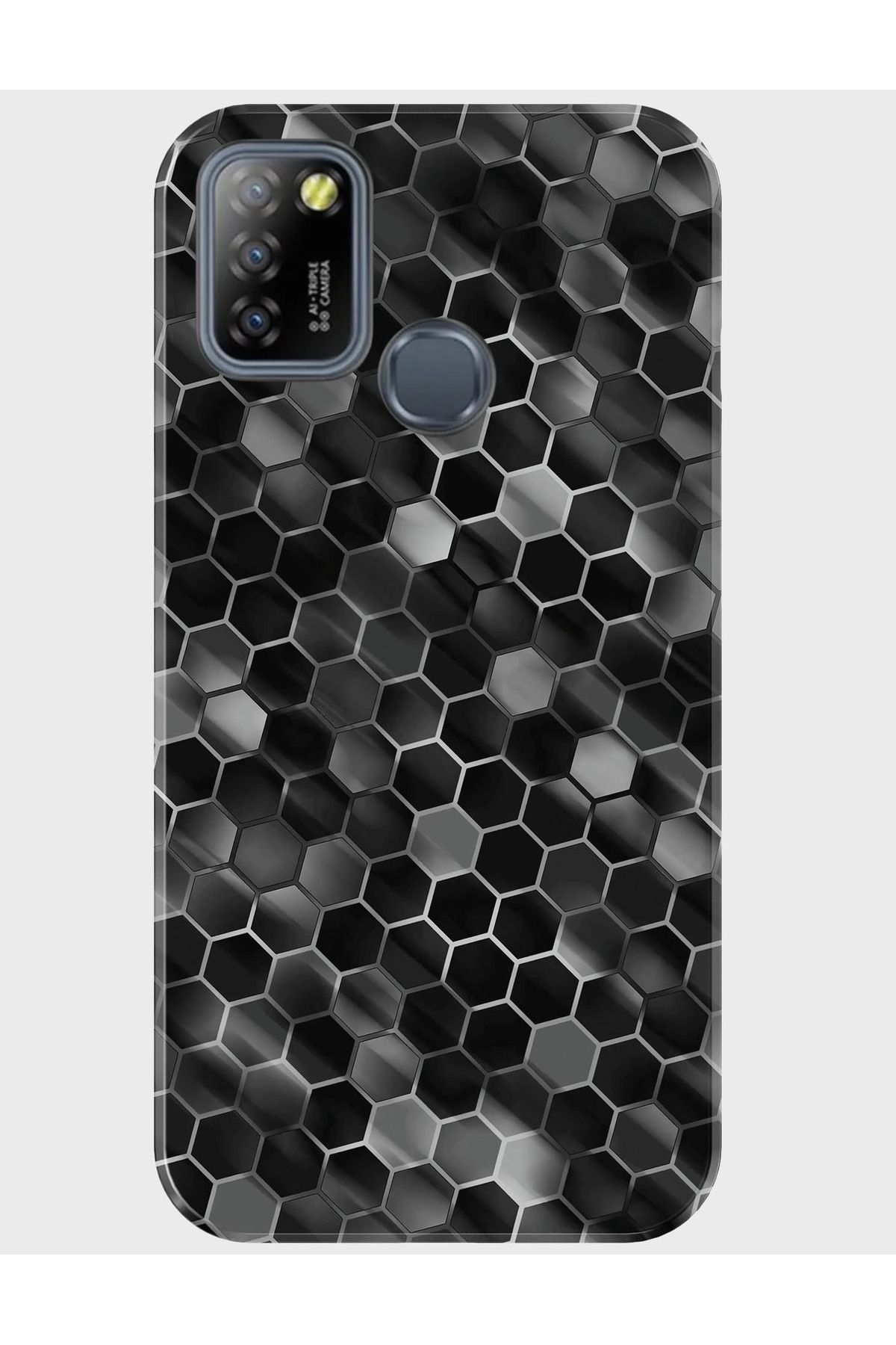 Activist INFINIX Smart 5 Kılıf Desenli Baskılı Silikon - petek