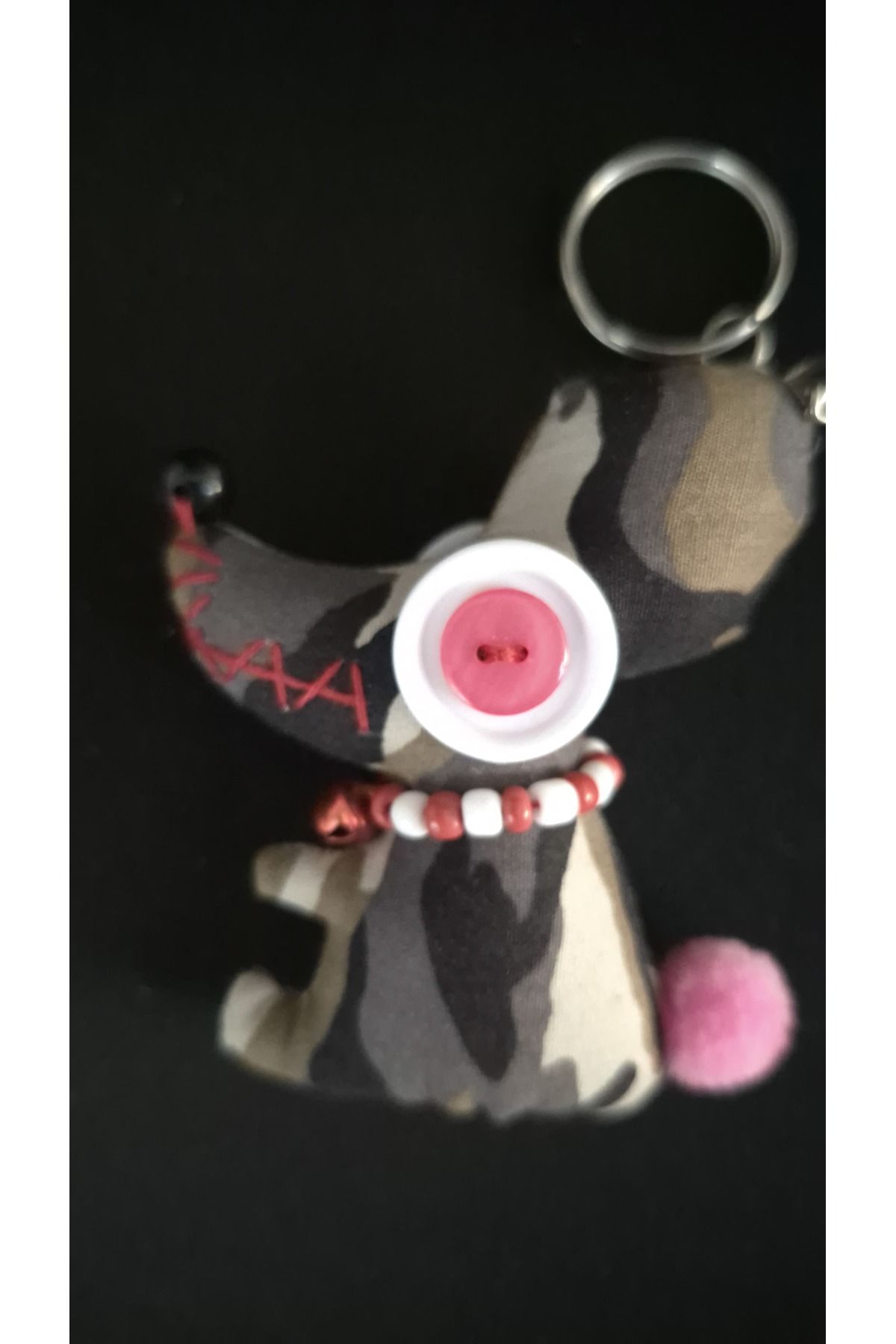 Land of Souvenir El İşi Kumaş Dokuma Anahtarlık