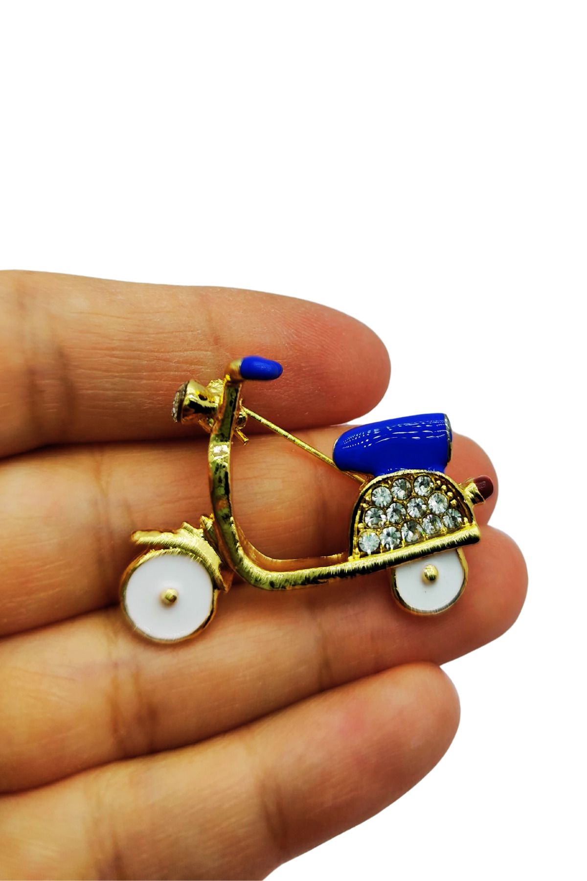 BB Retro Rüzgarı Scooter Broş